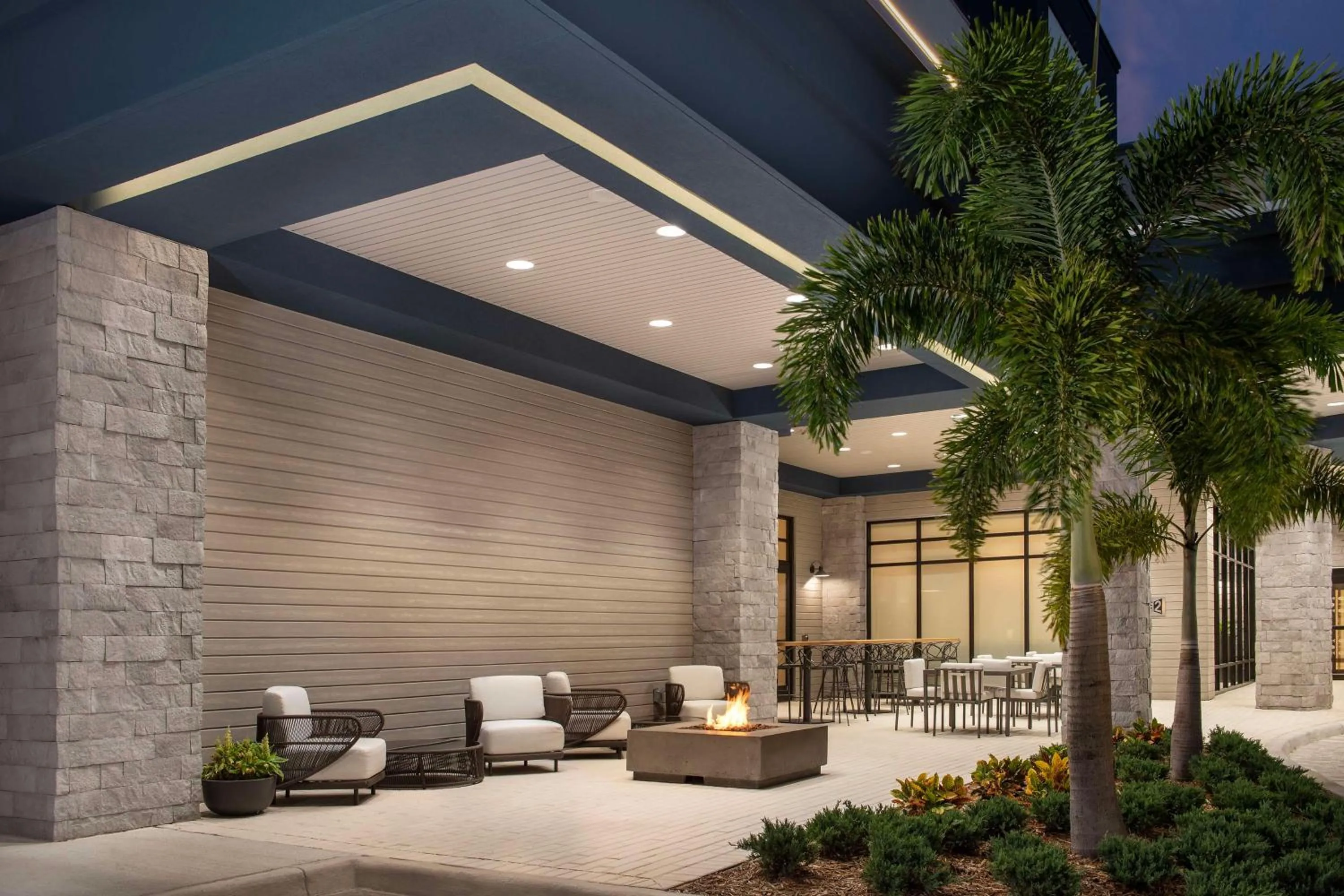Patio in Home2 Suites Orlando Southeast Nona