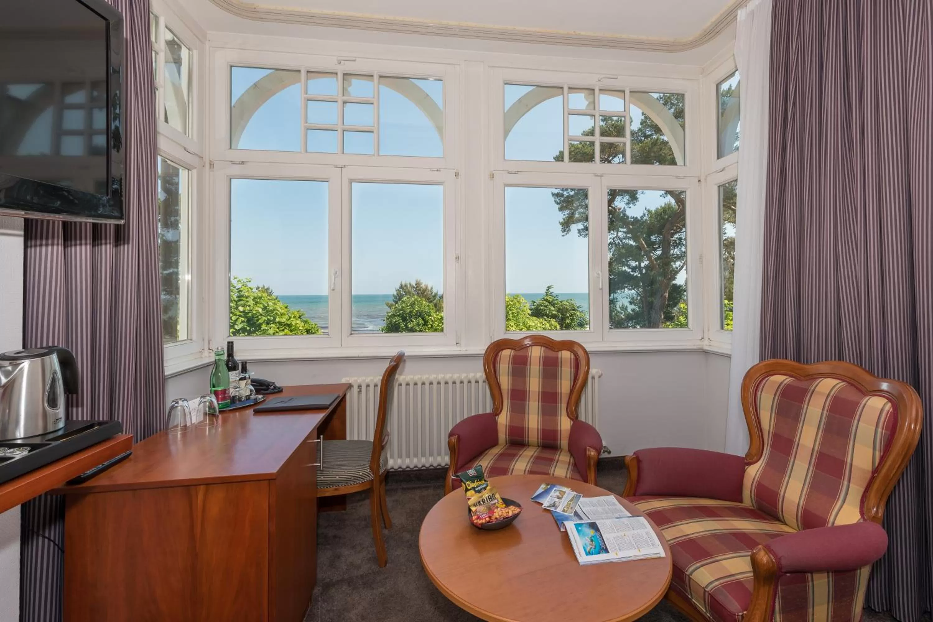 Seating Area in Hotel Villa Belvedere