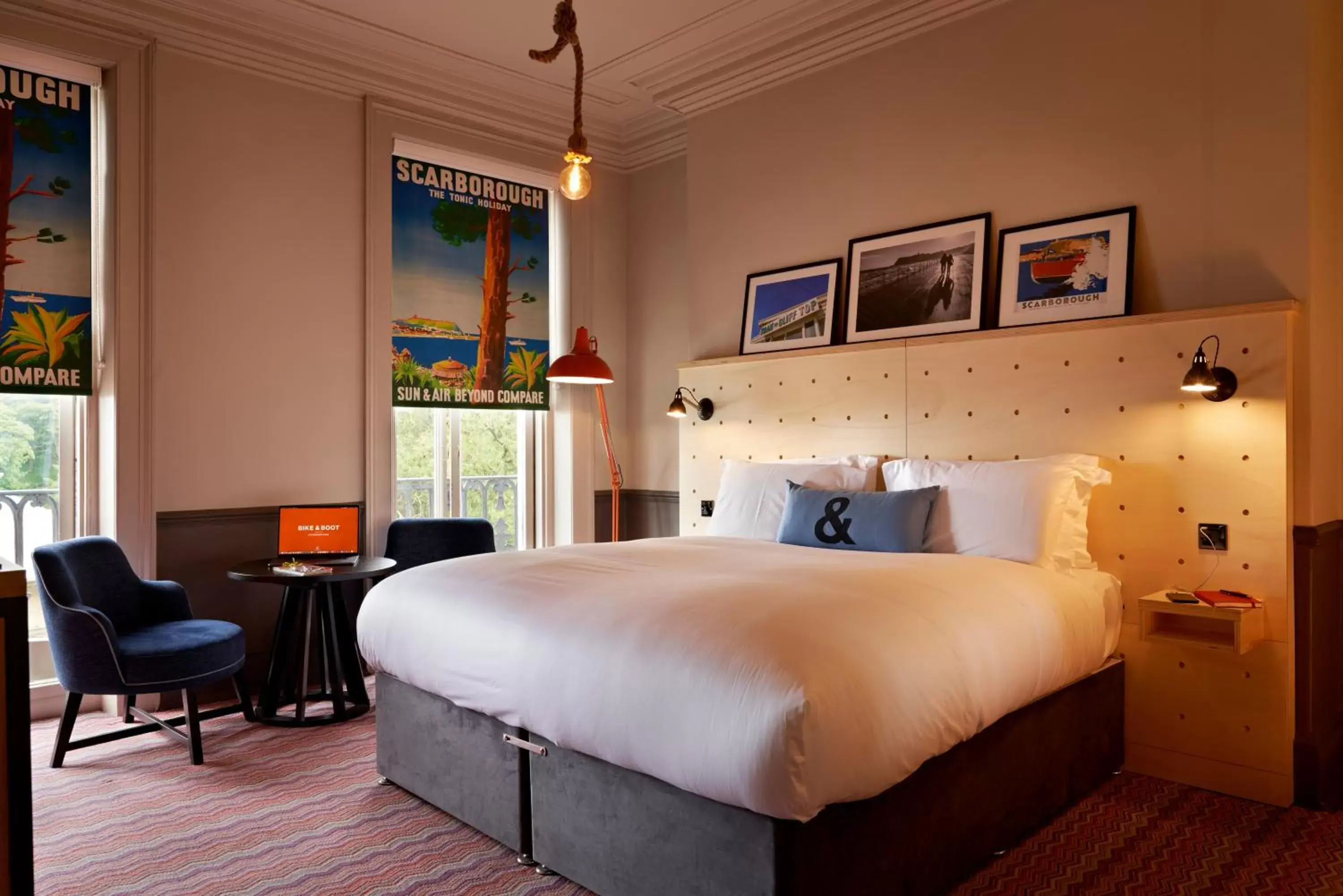 Double or Twin Room with Sea View in The Bike & Boot Hotel Double or Twin Room with Sea View in The Bike & Boot Hotel