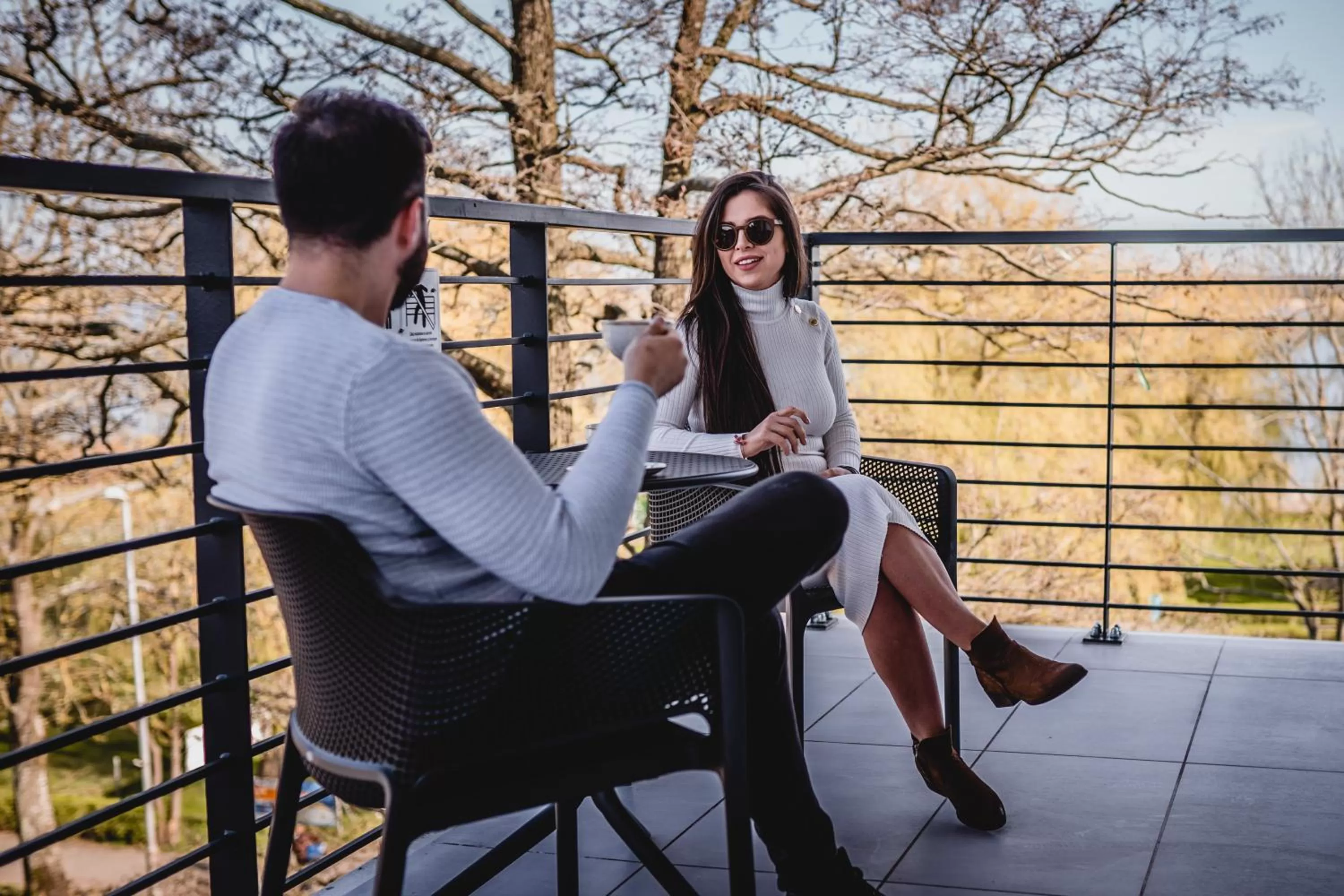 Natural landscape in Molo Park Mielno