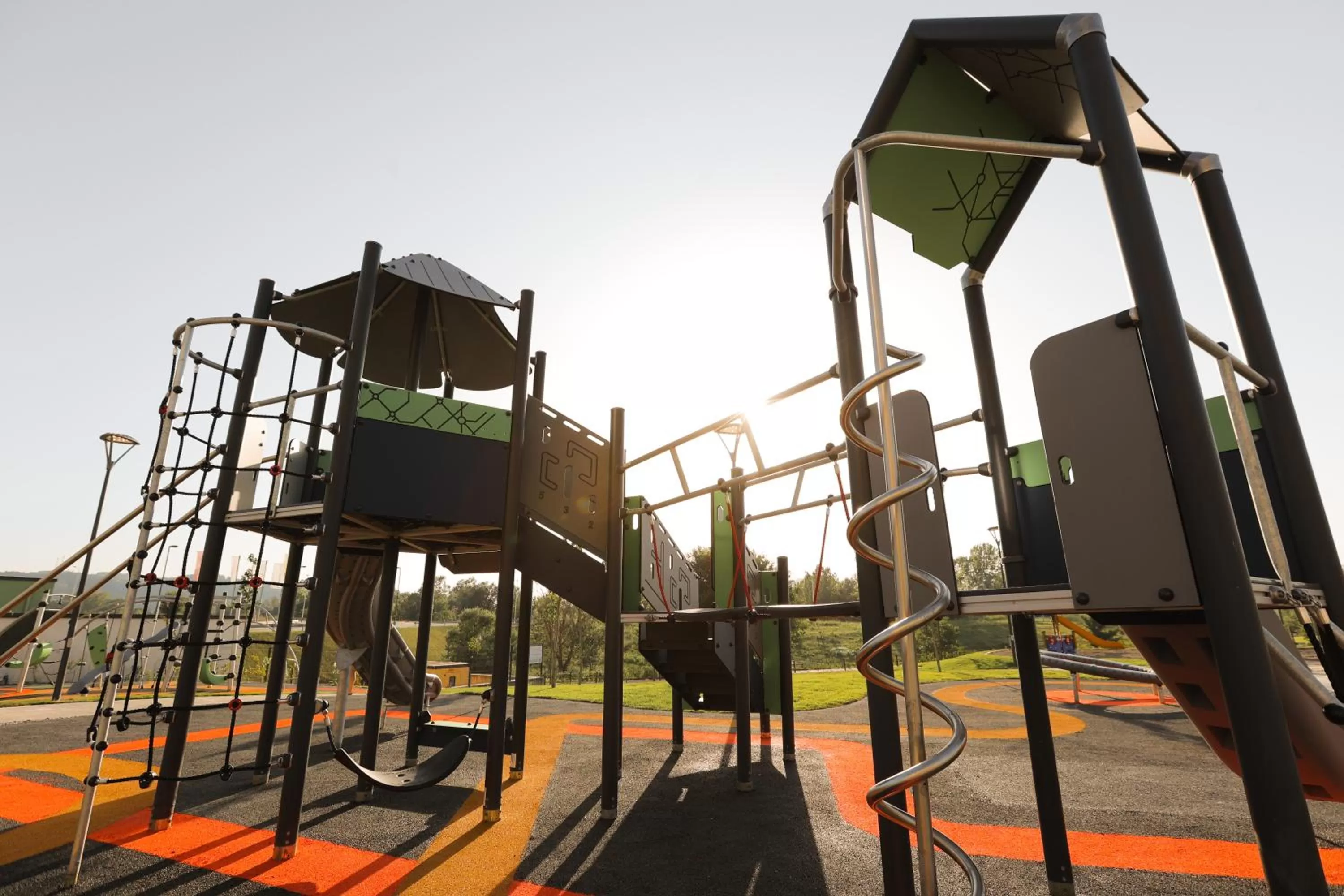 Children play ground in mk hotel tirana