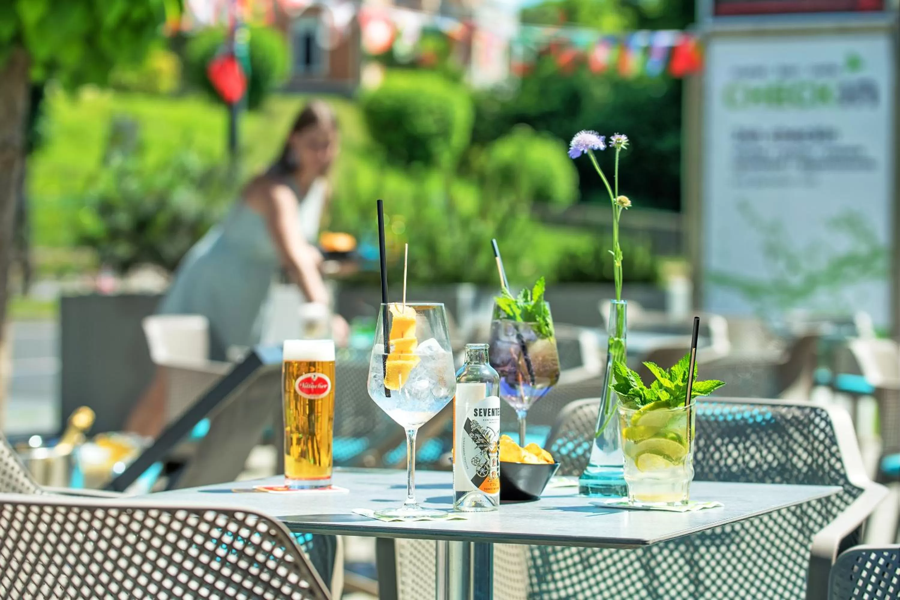 Balcony/Terrace, Restaurant/Places to Eat in Hotel 24 Checkin Velden