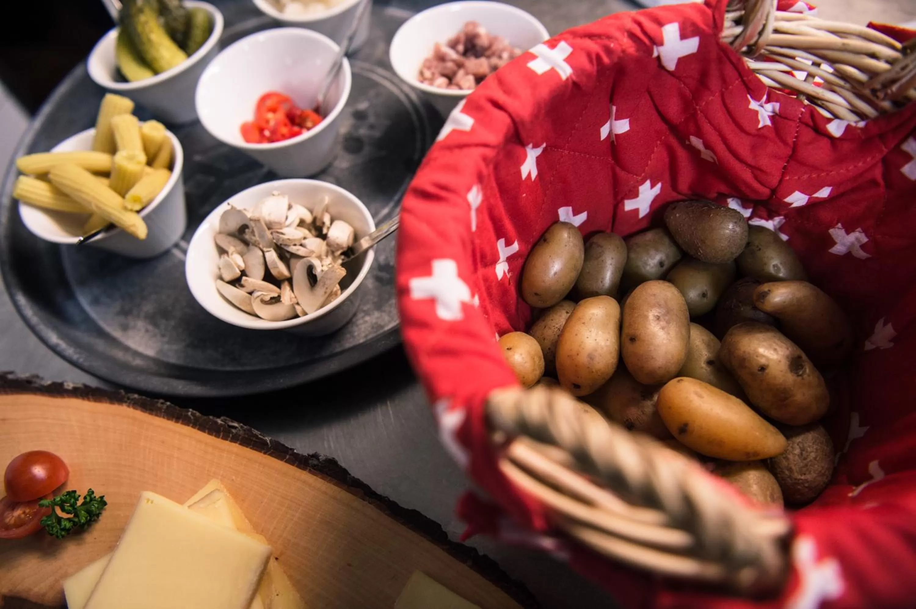 Dinner, Food in Kursaal Arosa