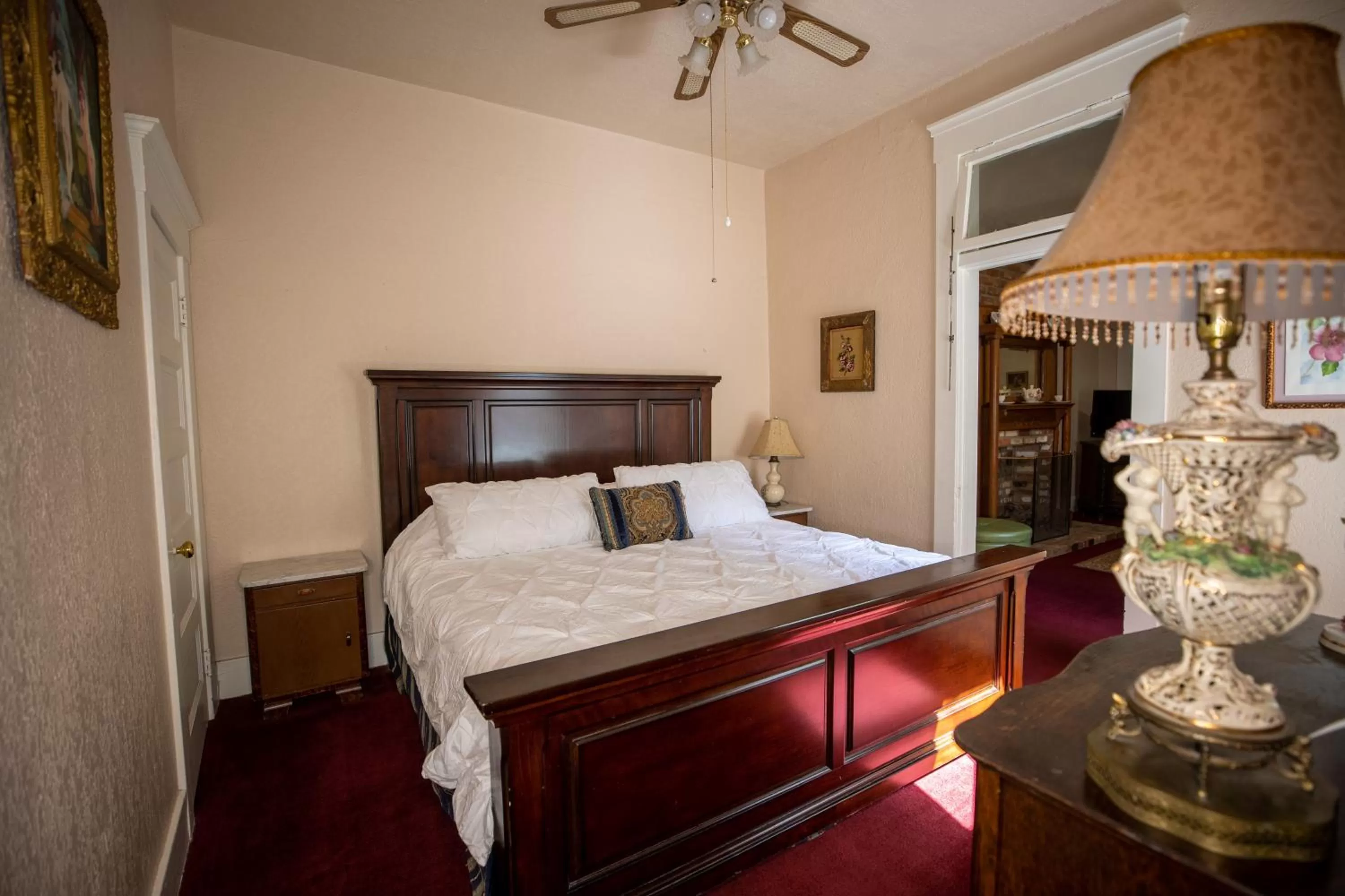 Bed in Bisbee Grand Hotel