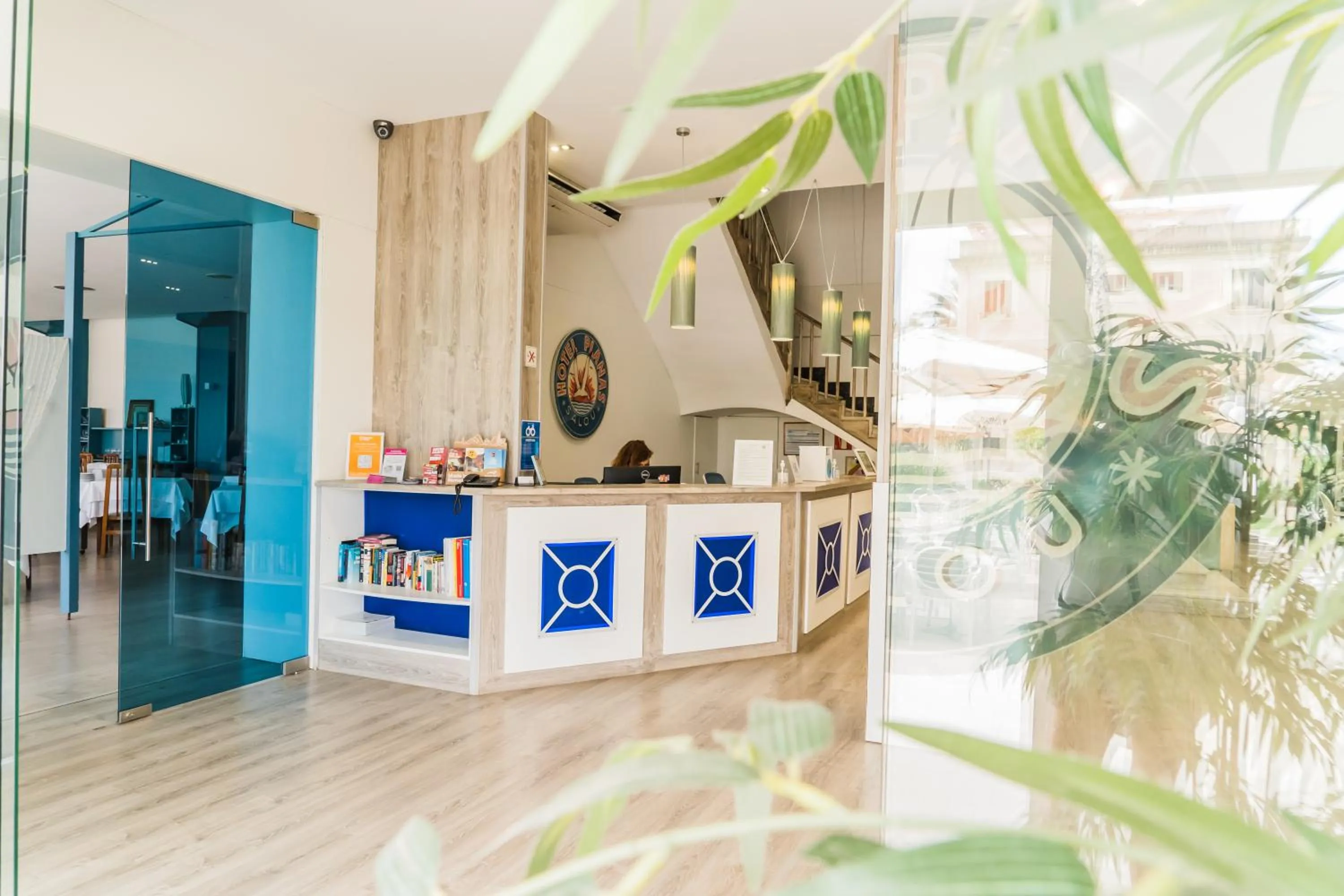 Lobby or reception in Hotel Planas