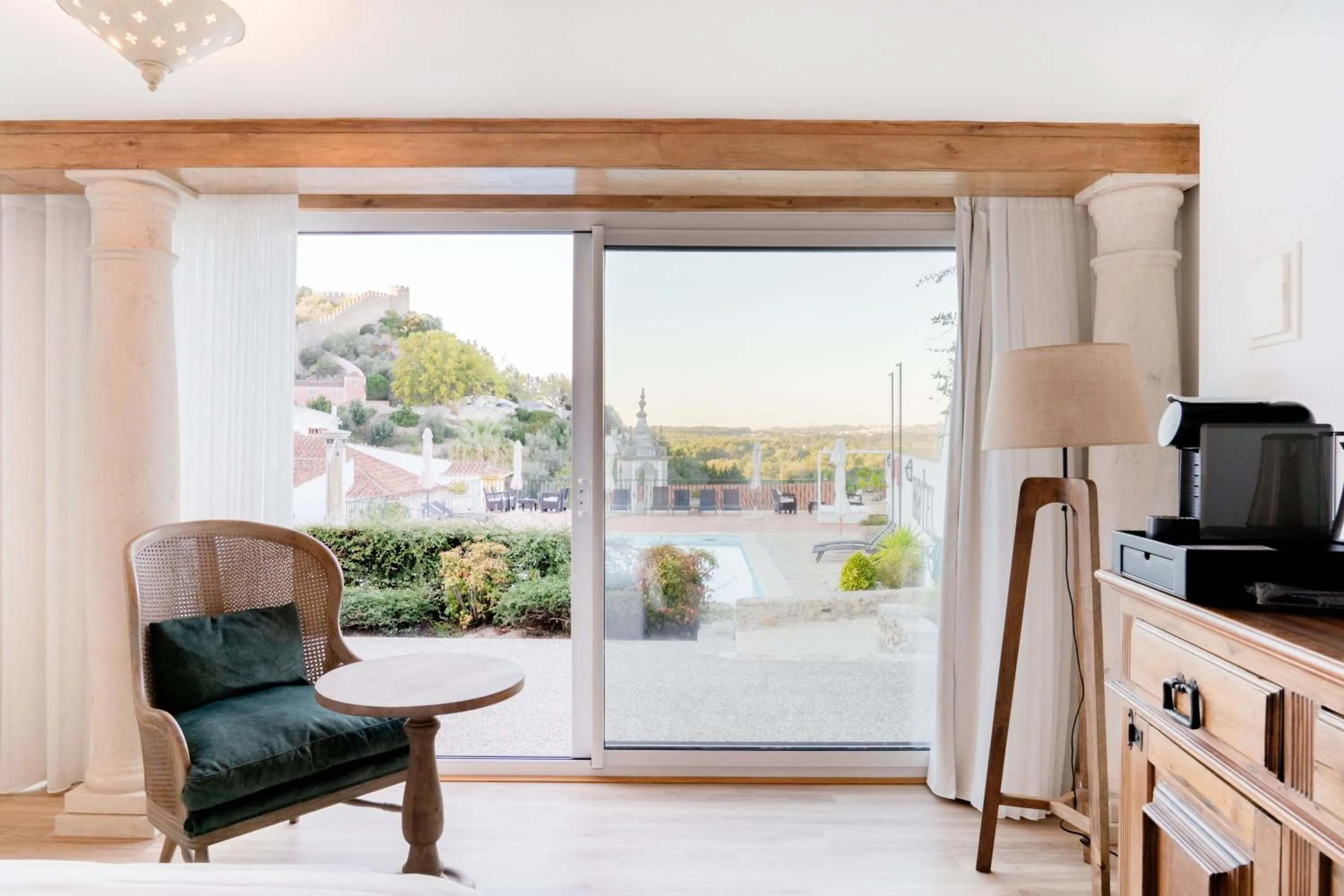 Patio in Hotel Real d Obidos