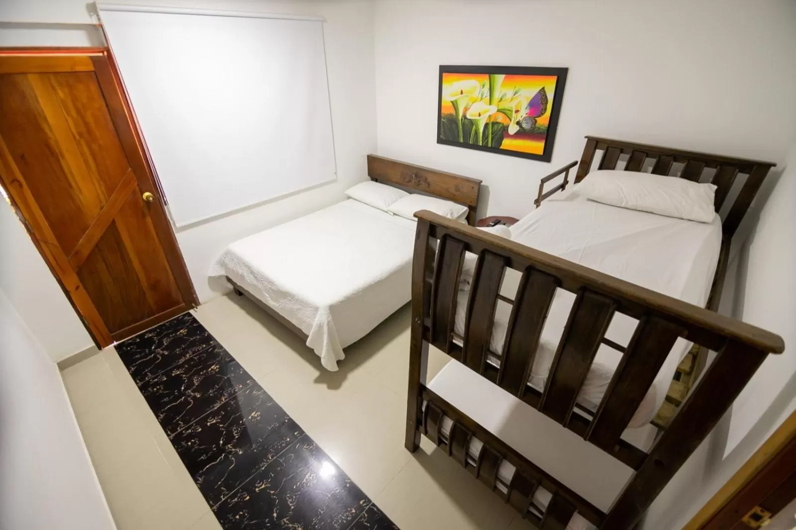 Bed in Hotel La Casona de Getsemani