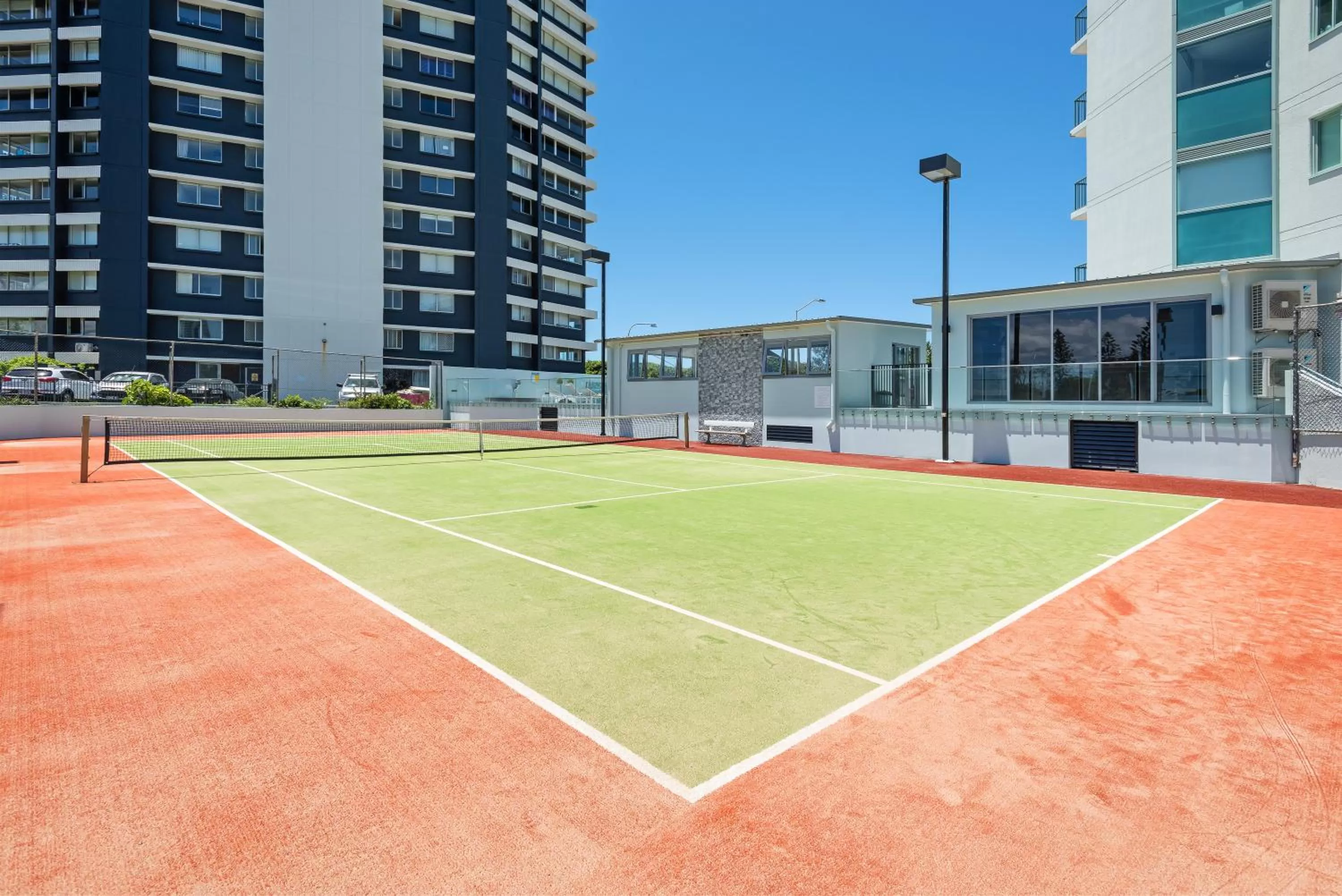 Tennis court in The Waterford on Main Beach