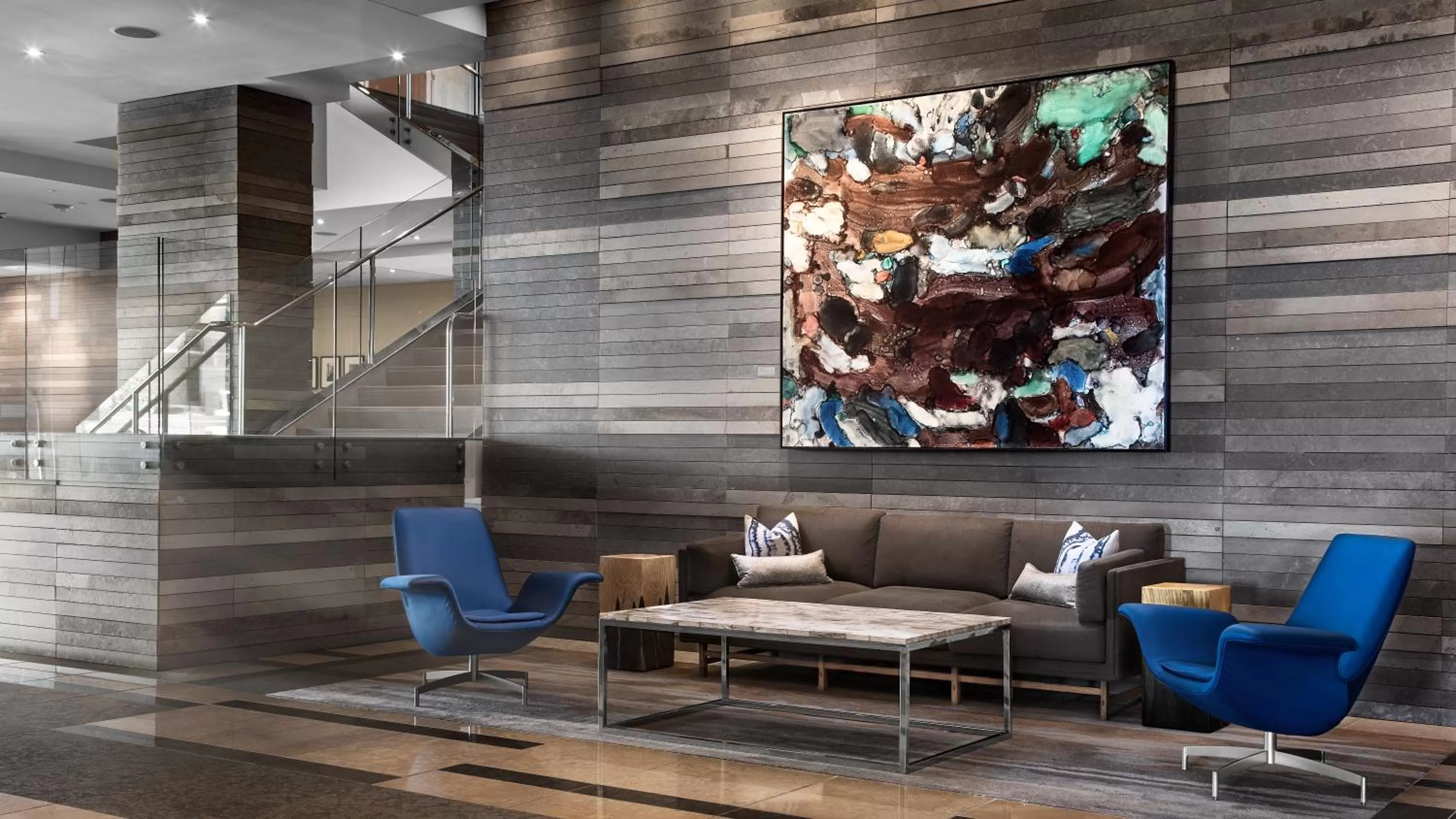 Lobby or reception in Four Seasons Hotel Seattle