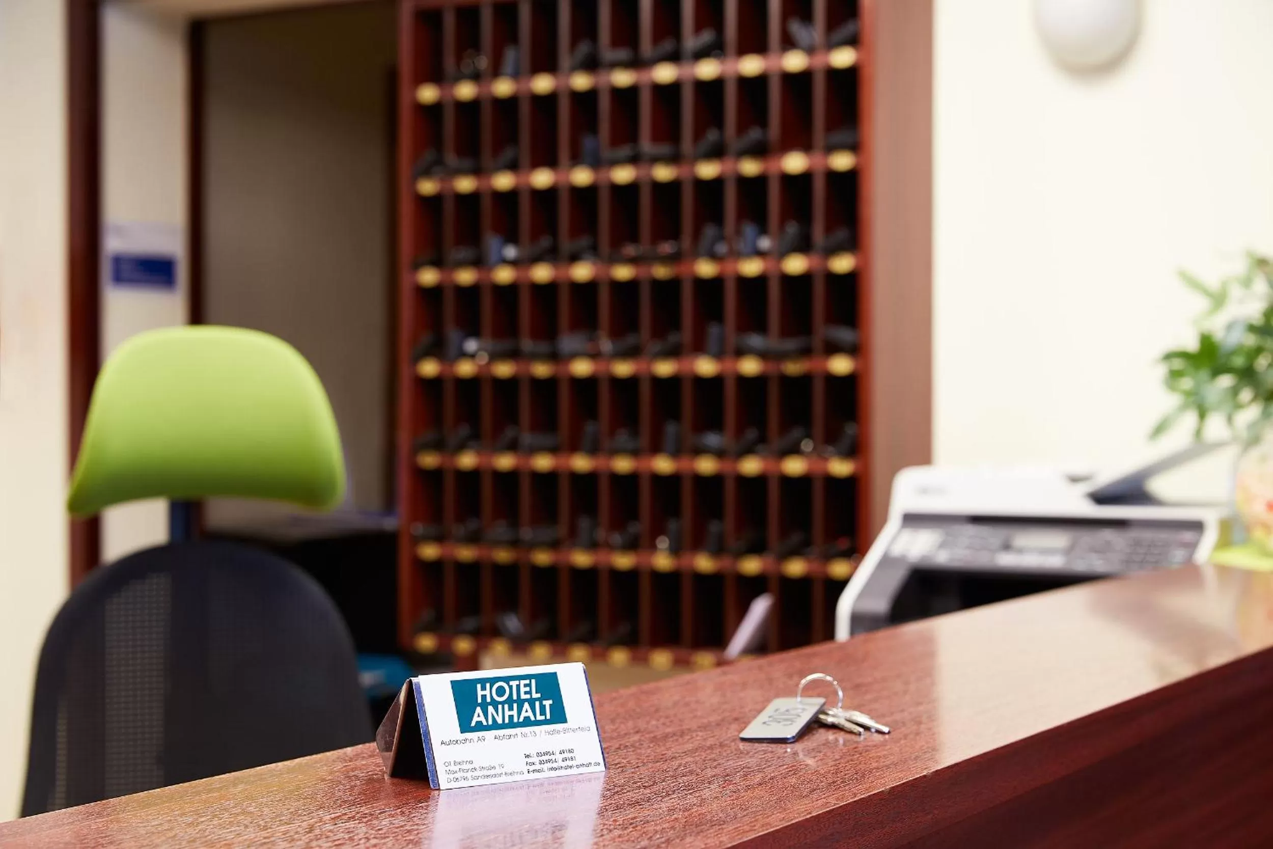 Lobby or reception in Hotel Anhalt