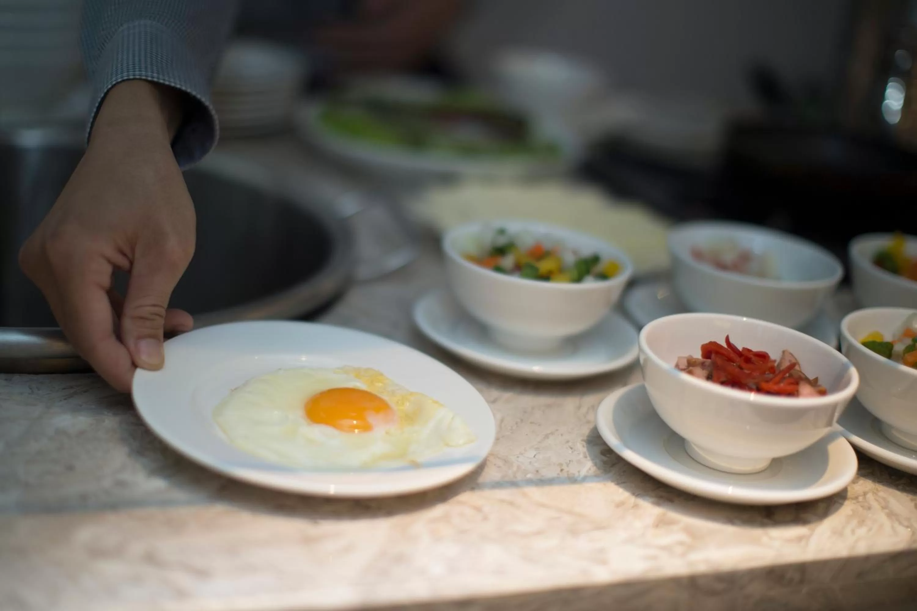 Buffet breakfast in Roseland Corp Hotel