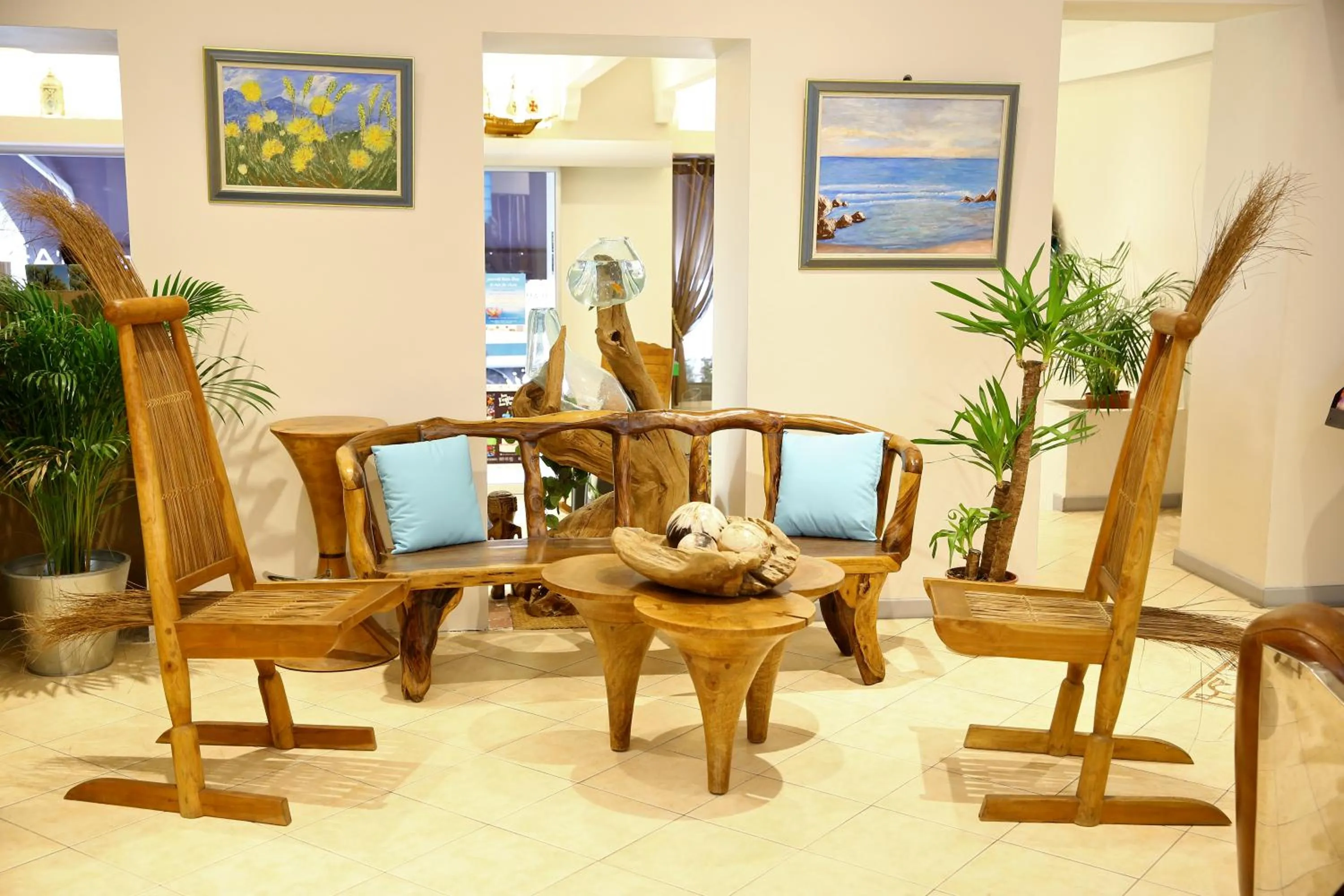 Decorative detail in Hôtel Esprit d'Azur