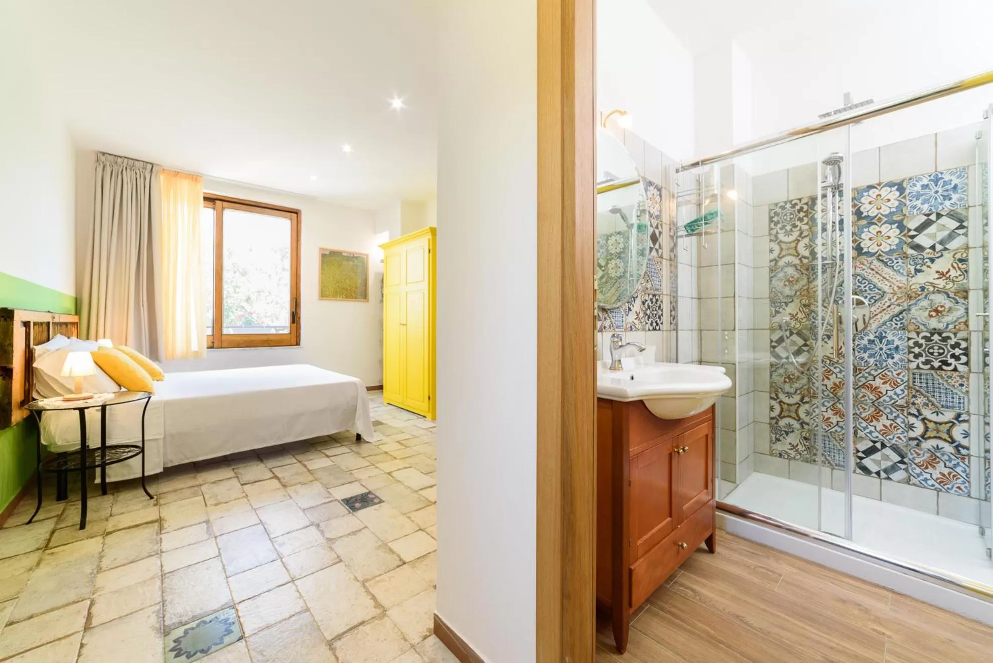 Bathroom, Bed in B&B Albachiara Casa di Campagna