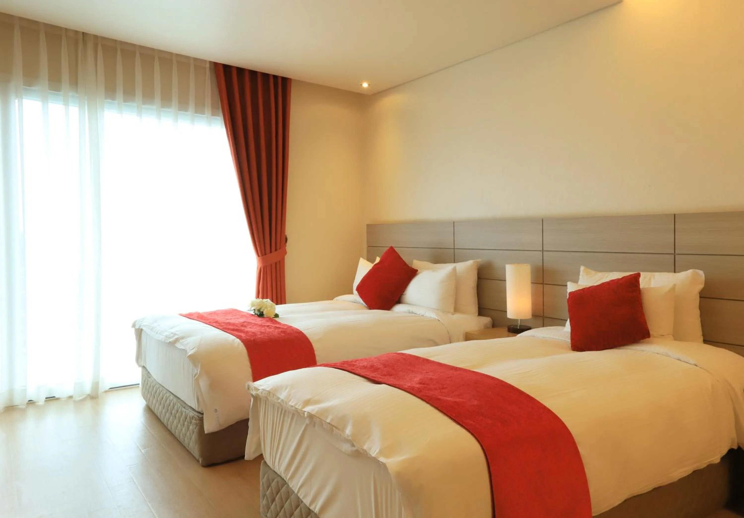 Bed in Y Resort Jeju