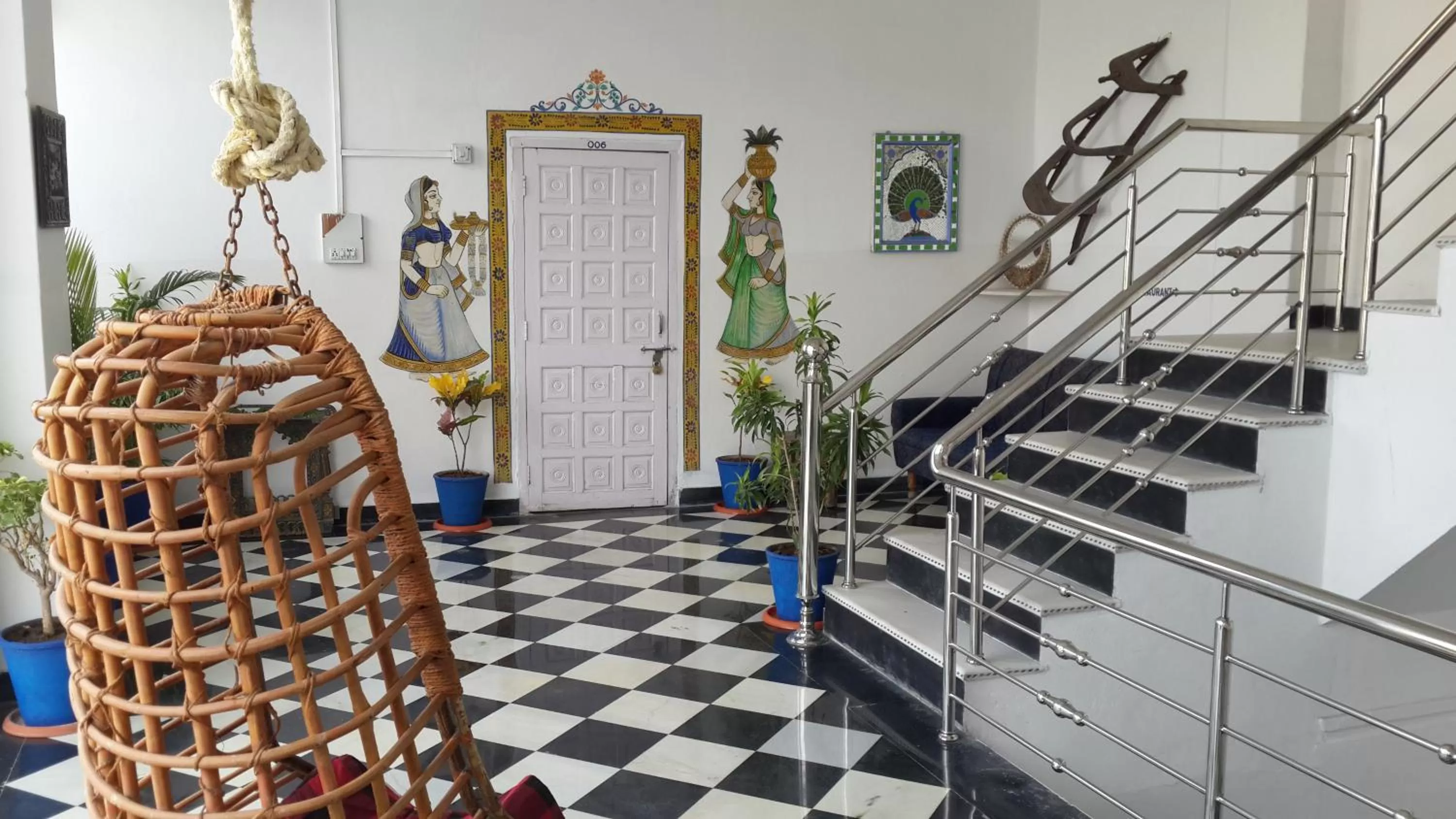 Decorative detail in Hotel Panorama Haveli