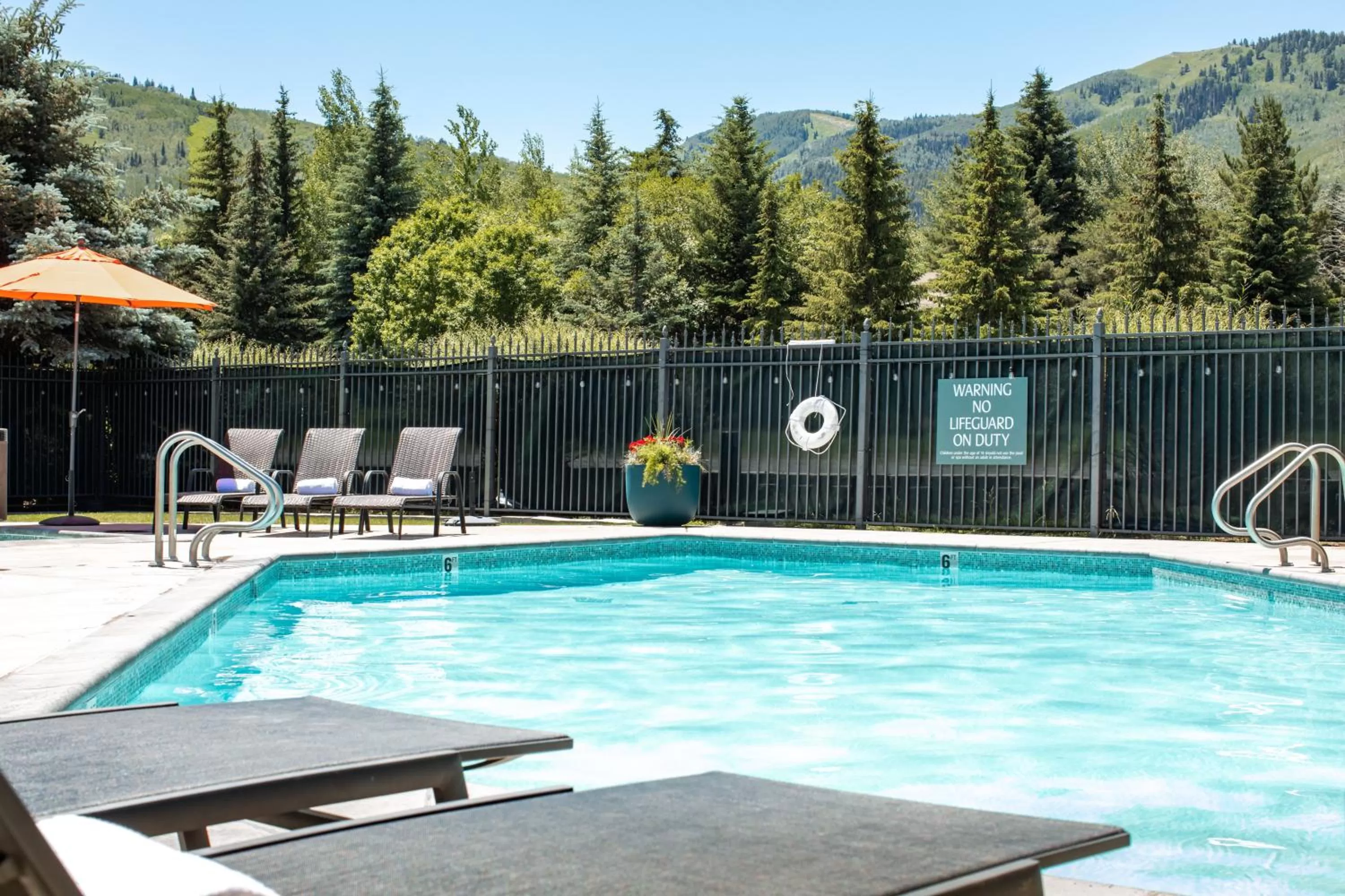 Swimming pool in Park City Peaks