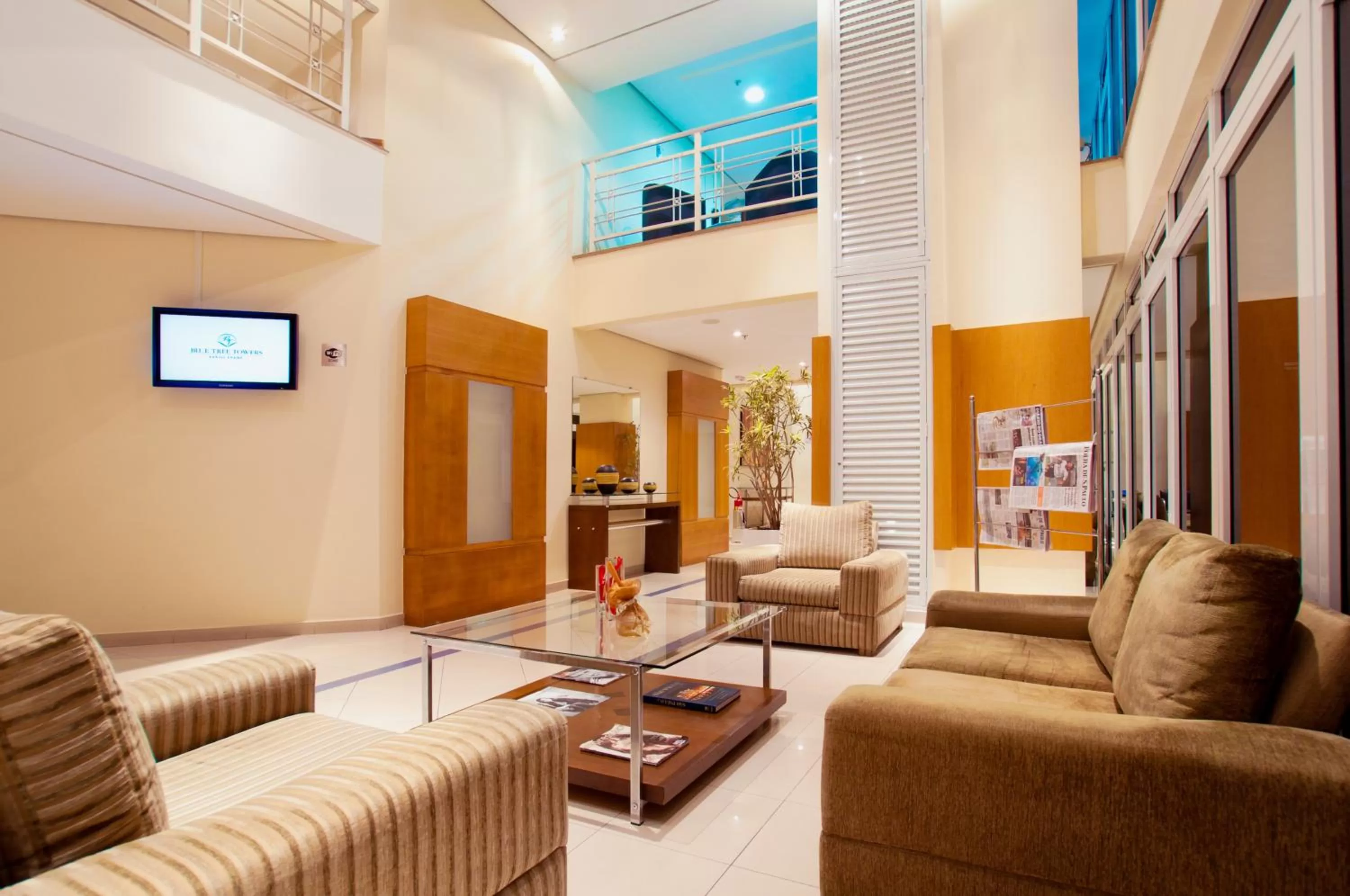 Lobby or reception in Blue Tree Towers All Suites Santo André