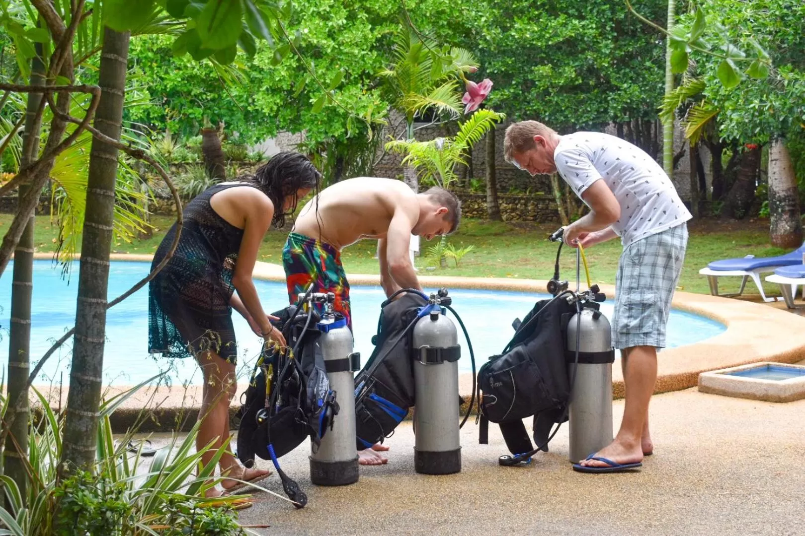 Diving in The Blue Orchid Resort