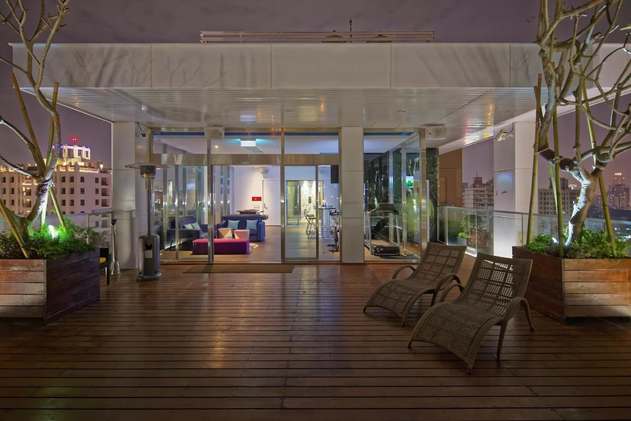 Balcony/Terrace in Hotel 7 Taichung