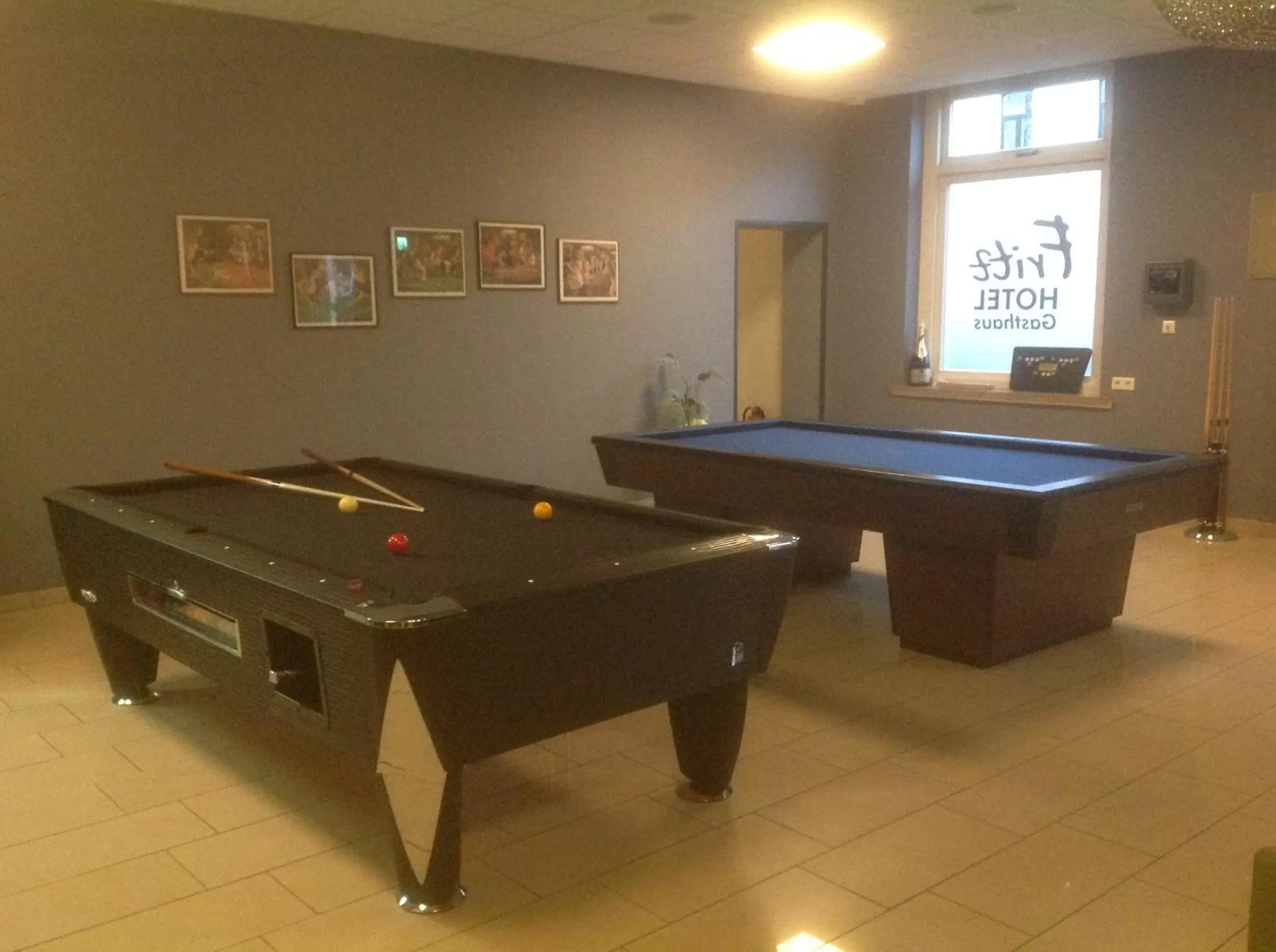 Billiards in Hotel Restaurant Fritz