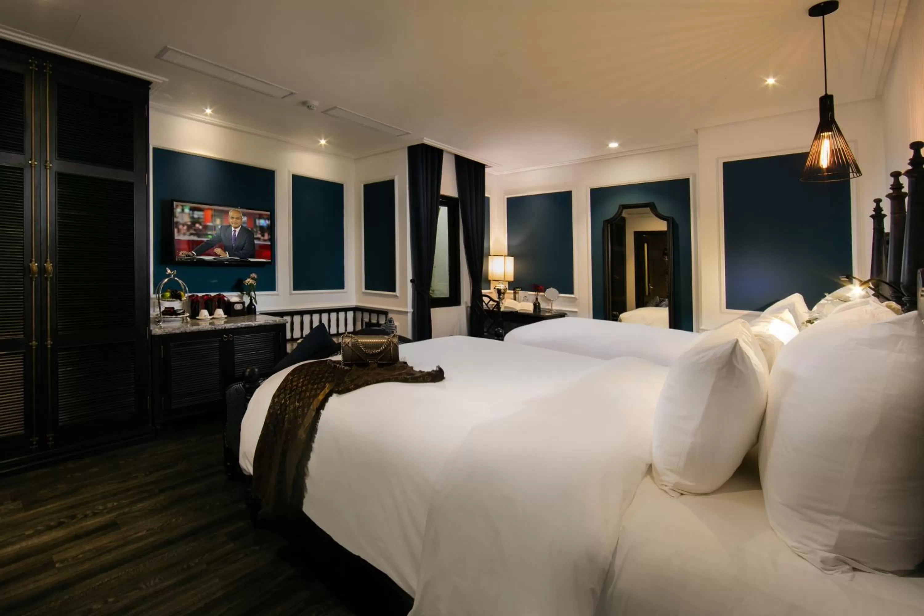 Living room, Bed in JM Marvel Hotel & Spa