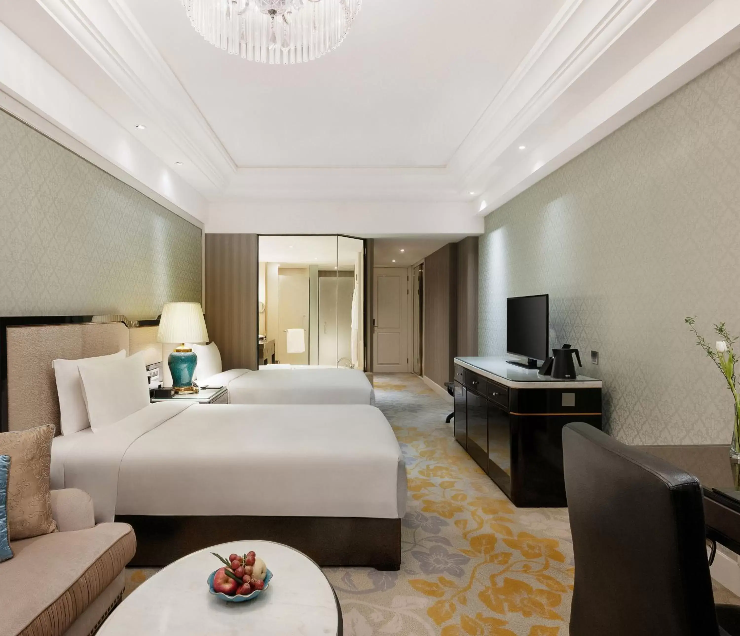 Classic Double Room with Two Double Beds in InterContinental Chengdu Global Center by IHG Classic Double Room with Two Double Beds in InterContinental Chengdu Global Center by IHG