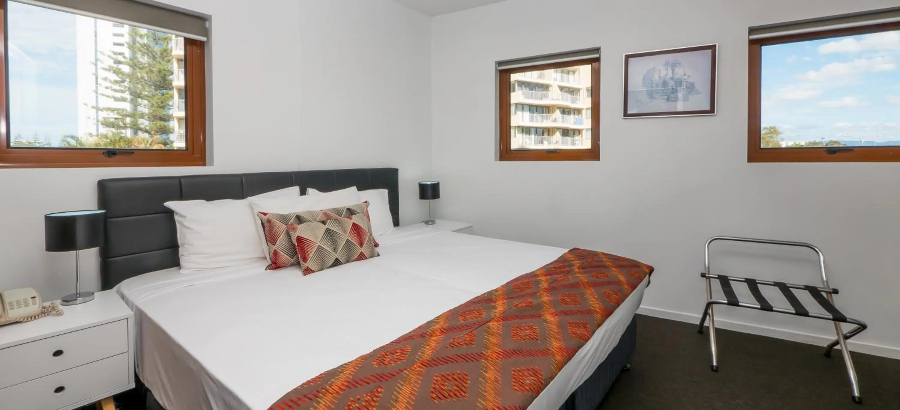 Bed in Broadbeach Savannah Resort