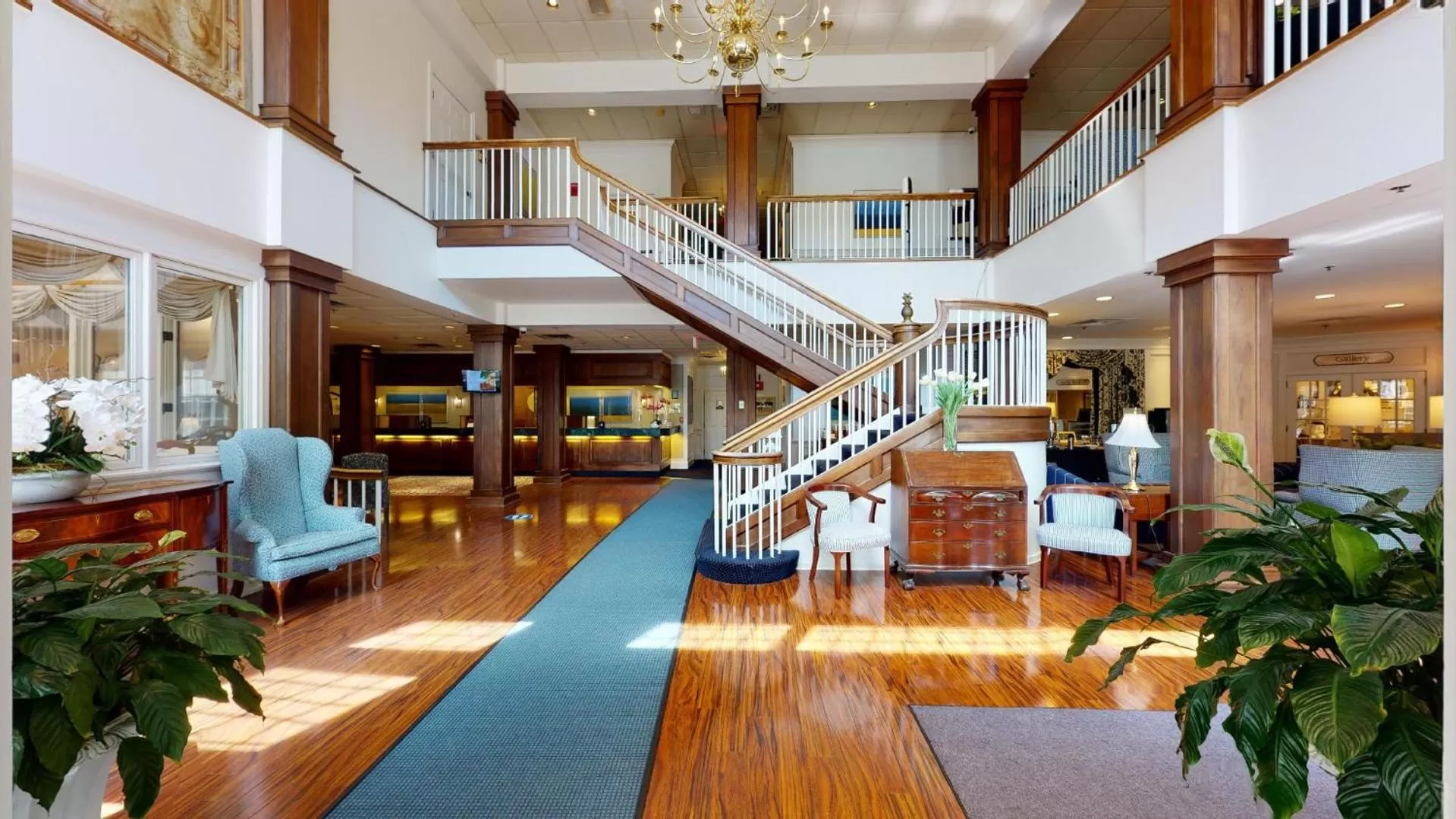 Lobby or reception in The Simsbury Inn