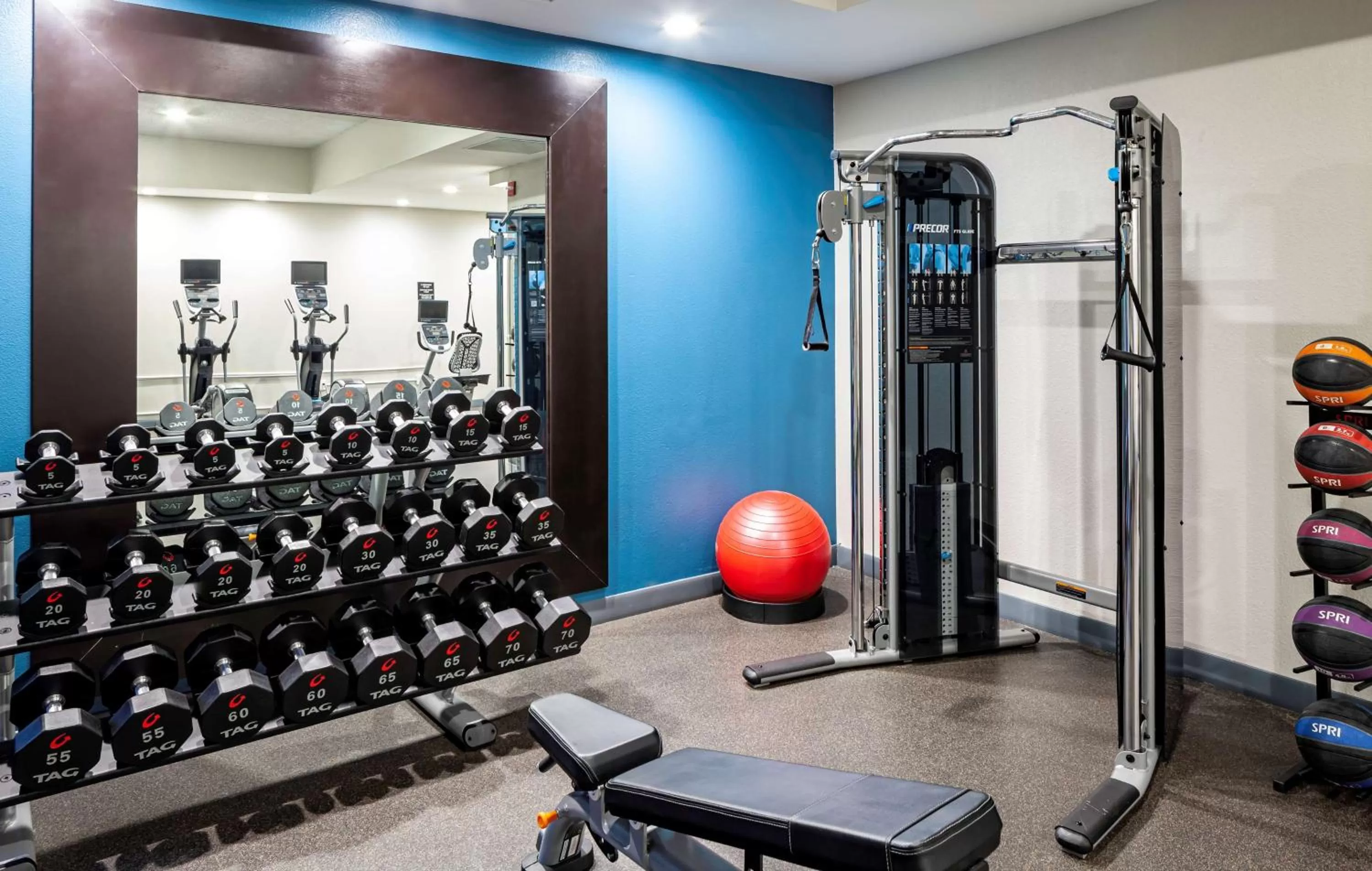 Fitness centre/facilities in Hampton Inn Austin Round Rock