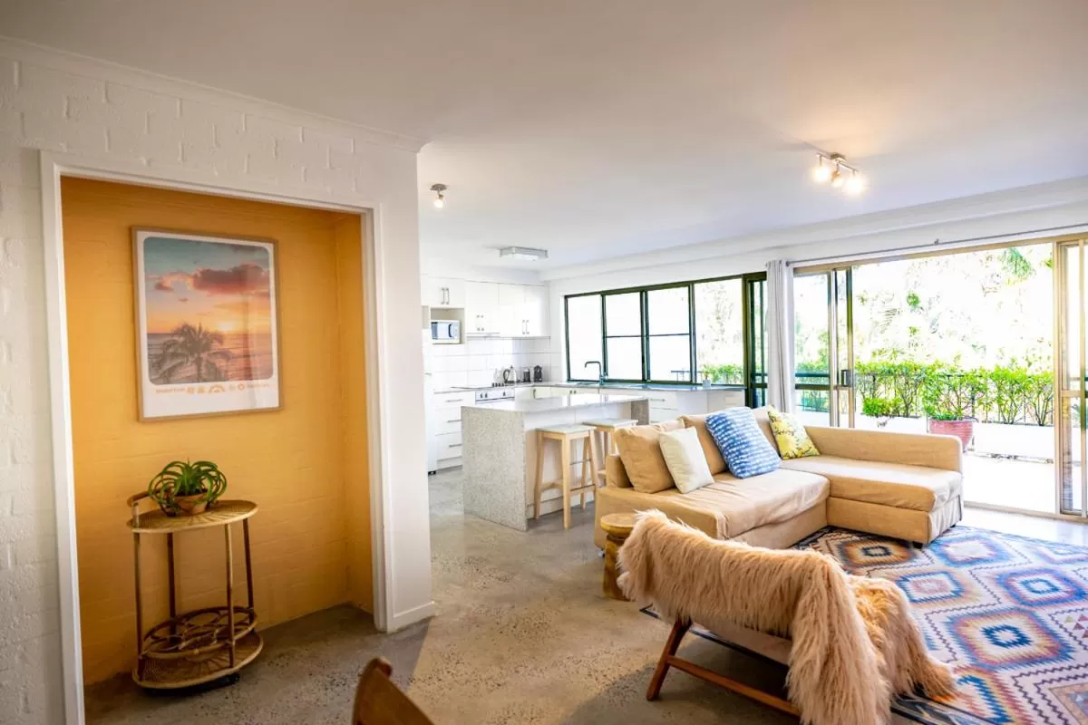 Living room in The Oasis Apartments and Treetop Houses