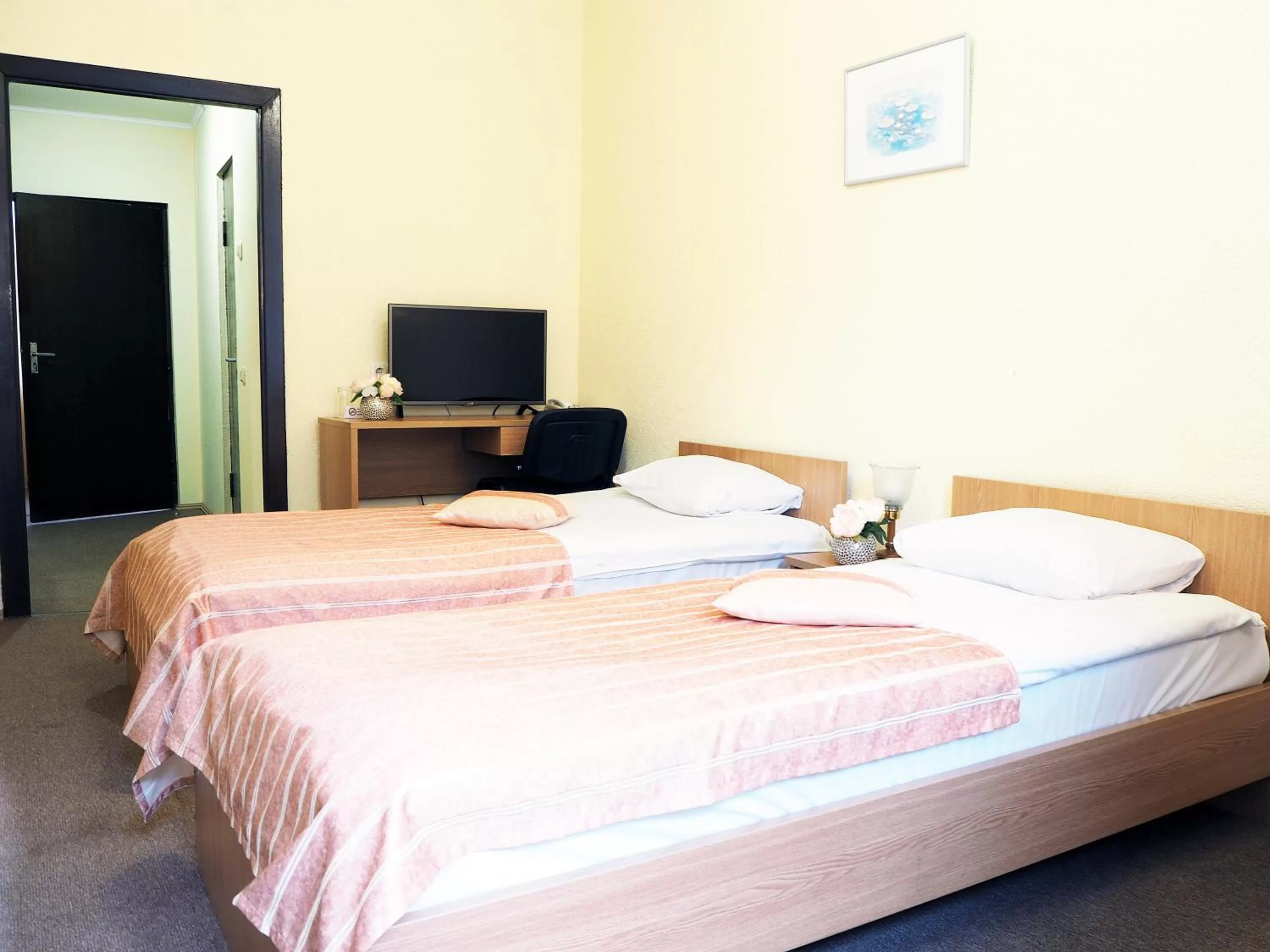 Bed in Daina Jurmala Beach Hotel