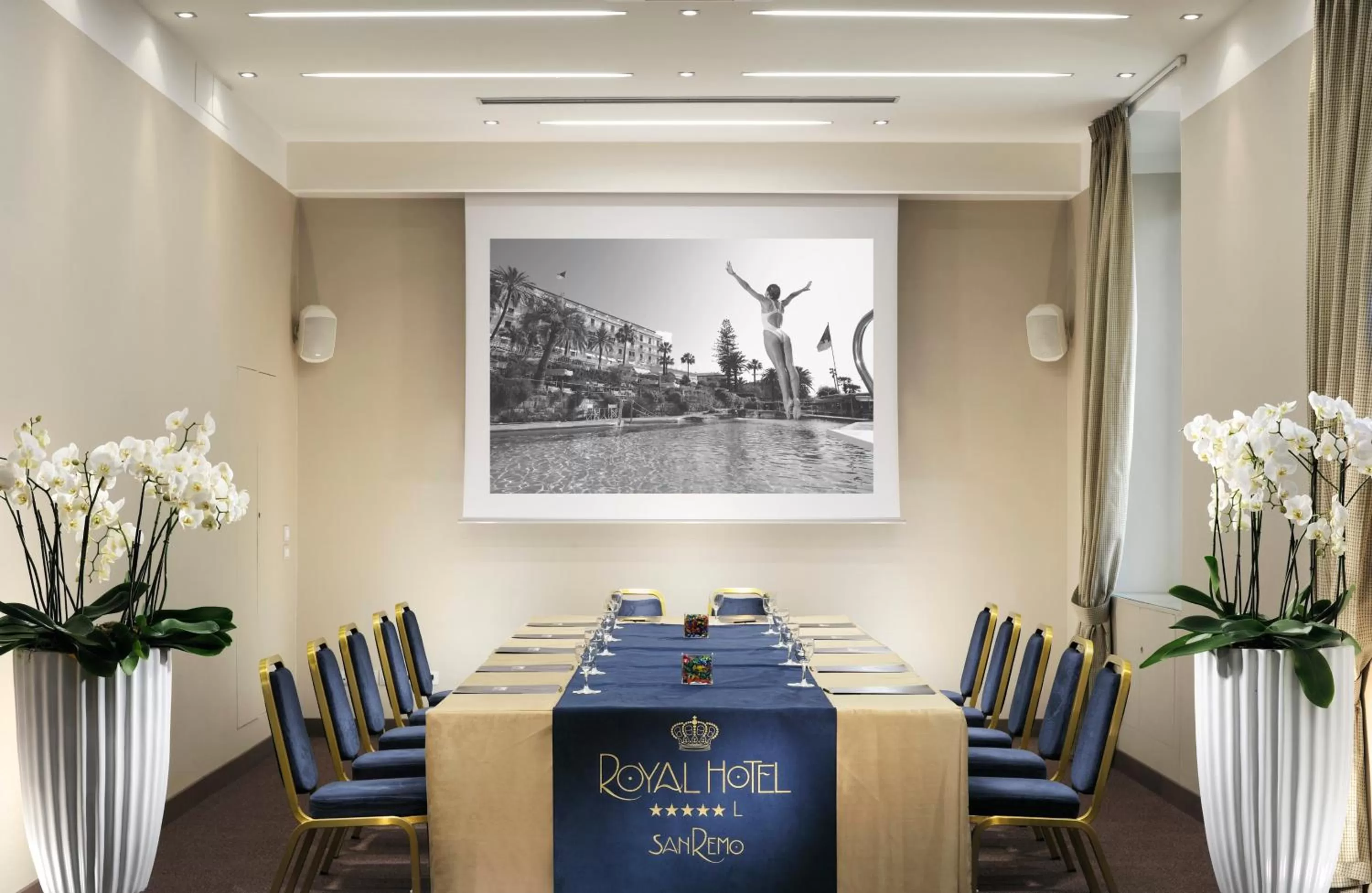 Meeting/conference room in Royal Hotel Sanremo