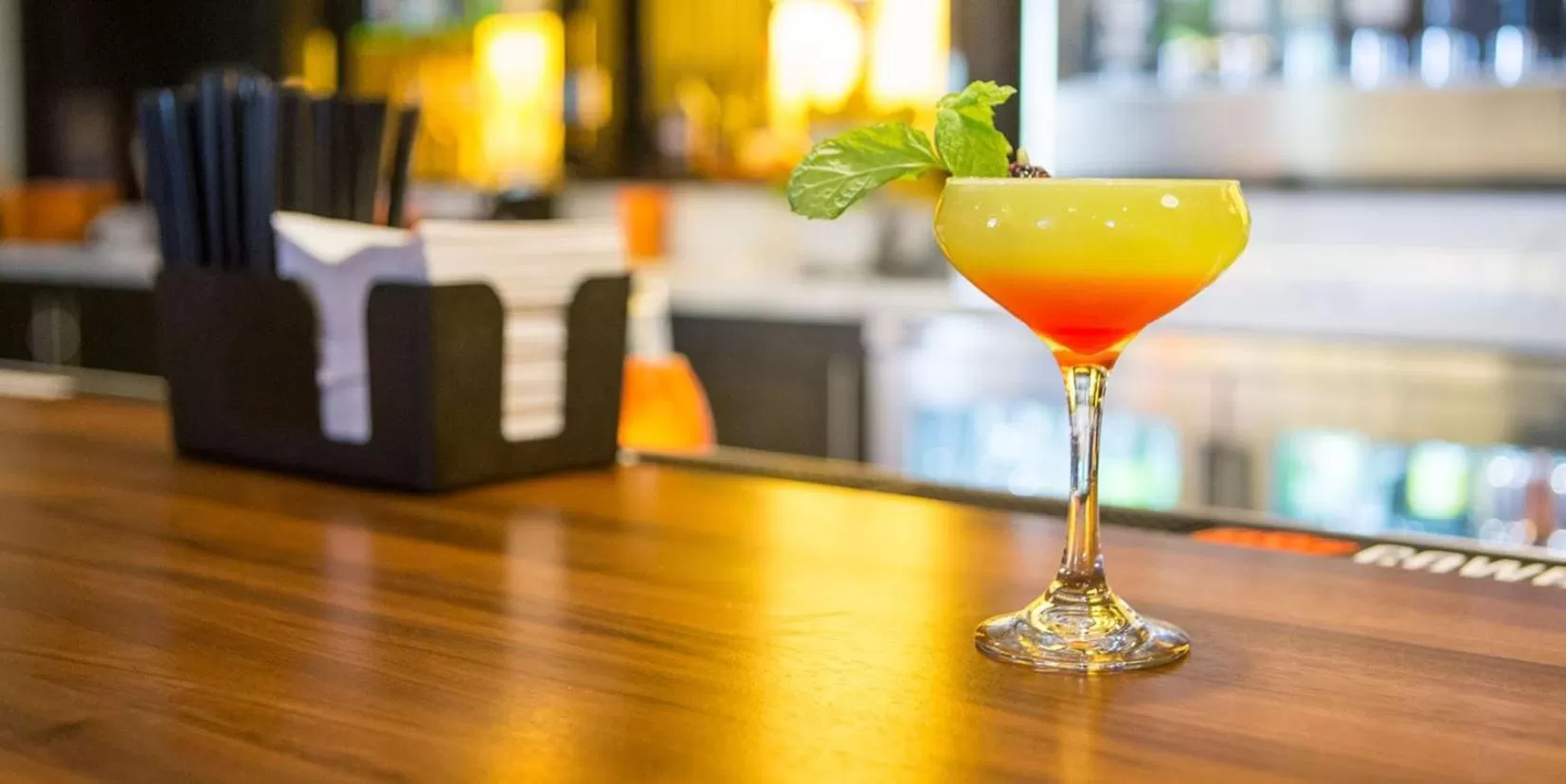 Alcoholic drinks in The Atherton Hotel at OSU