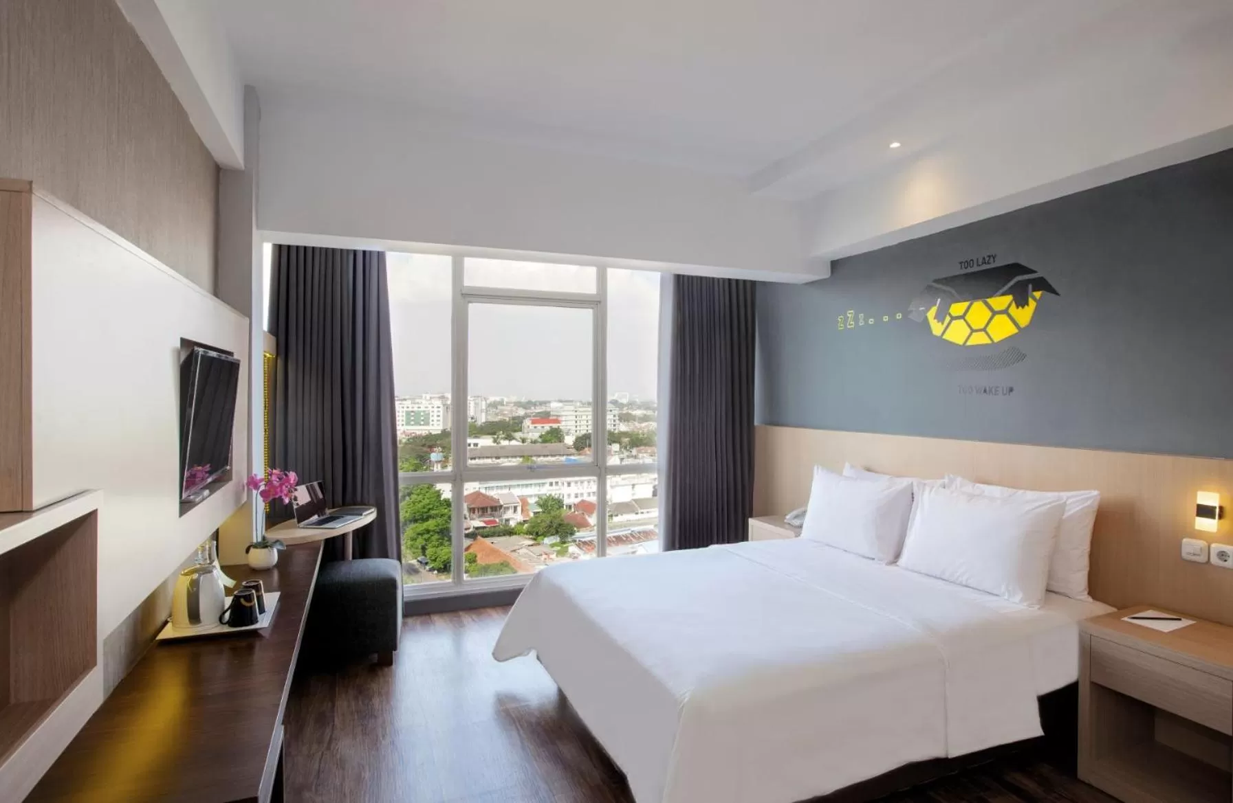 Bed in ROOMS INC d'botanica Bandung