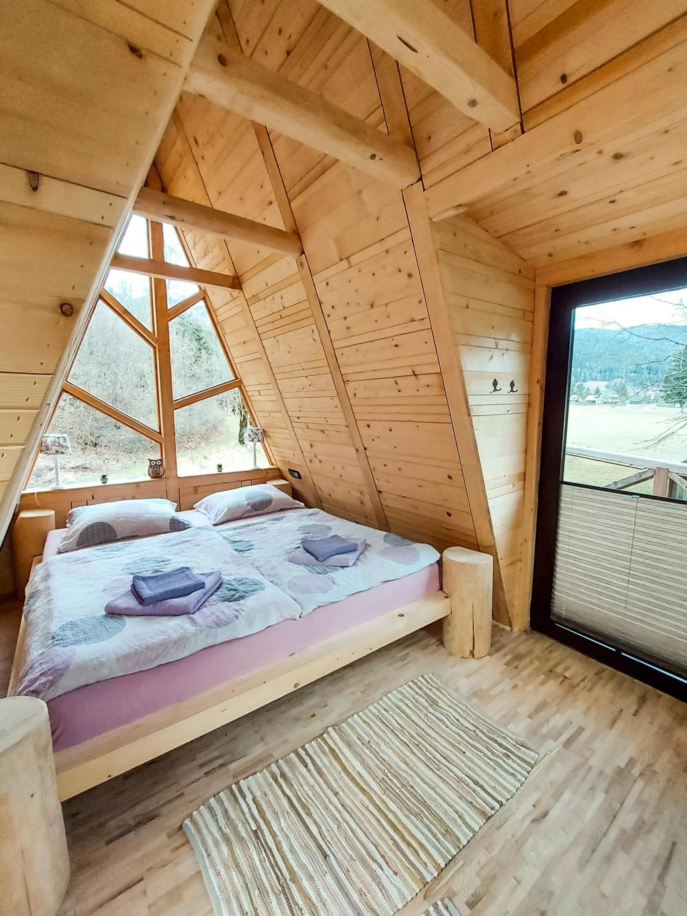 Bed in Cvet gora - Camping, Glamping and Accomodations
