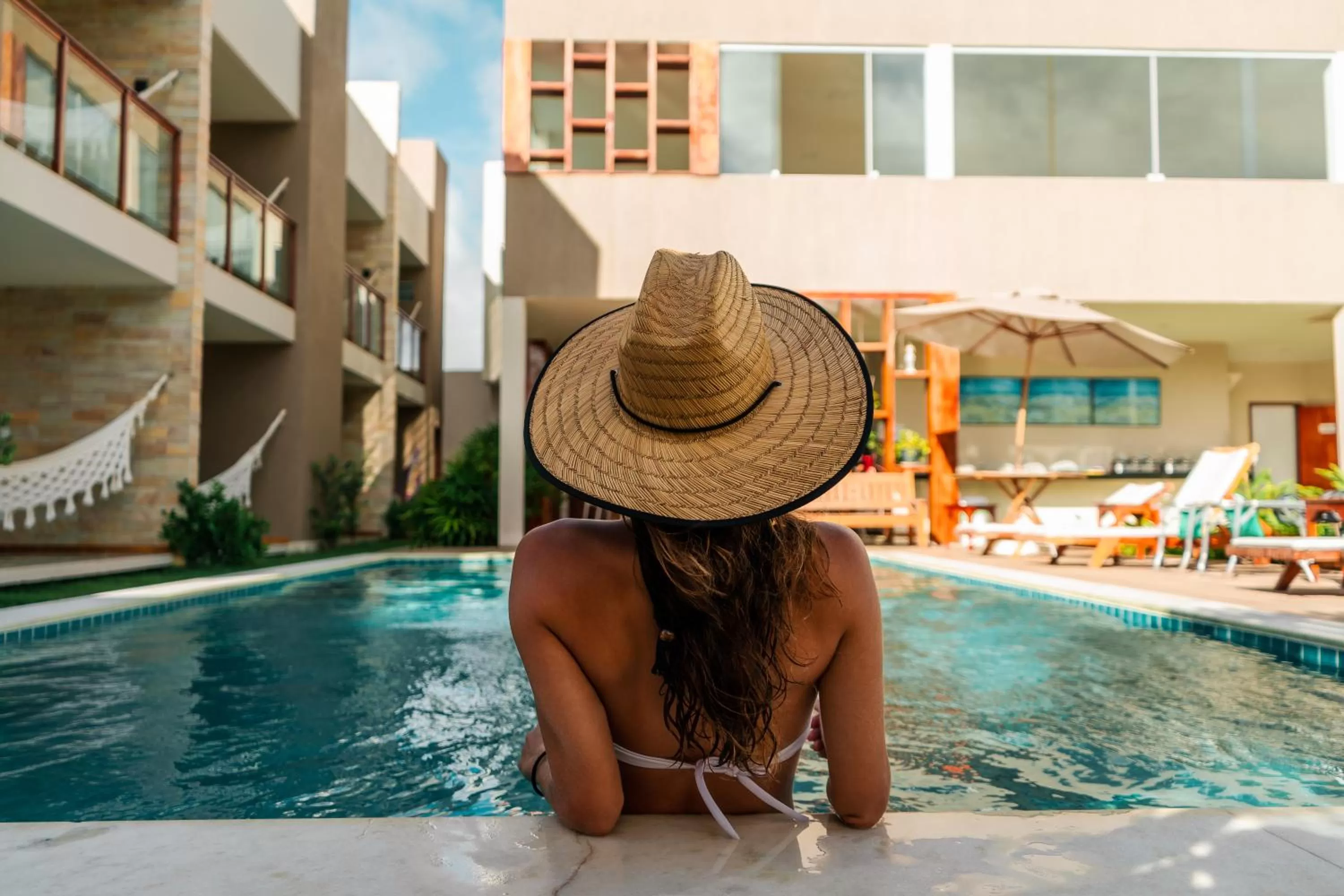 Swimming pool in Pousada Ricoco