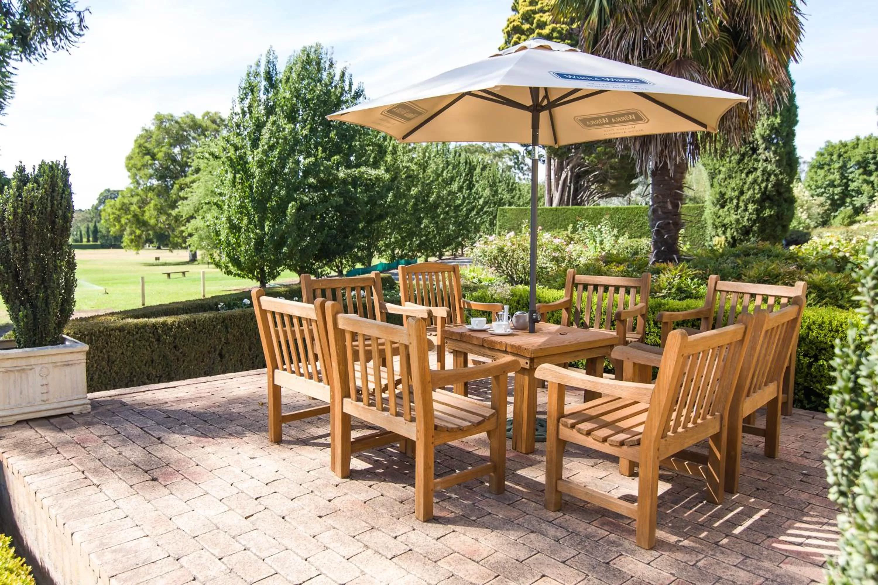 Patio in Peppers Craigieburn Resort