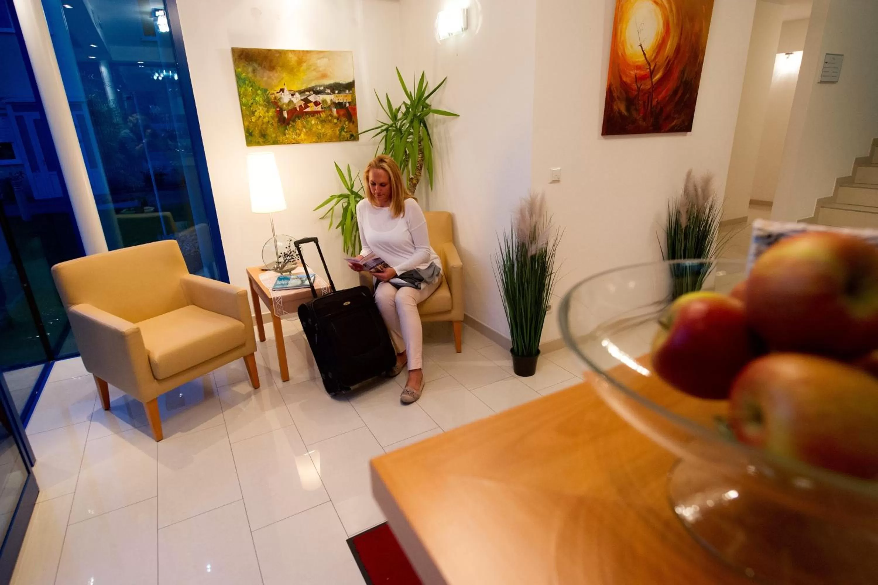 Lobby or reception, Lobby/Reception in City-Hotel Mödling