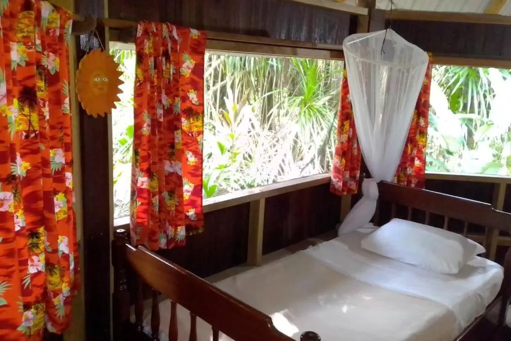 Bed in Sun Creek Lodge