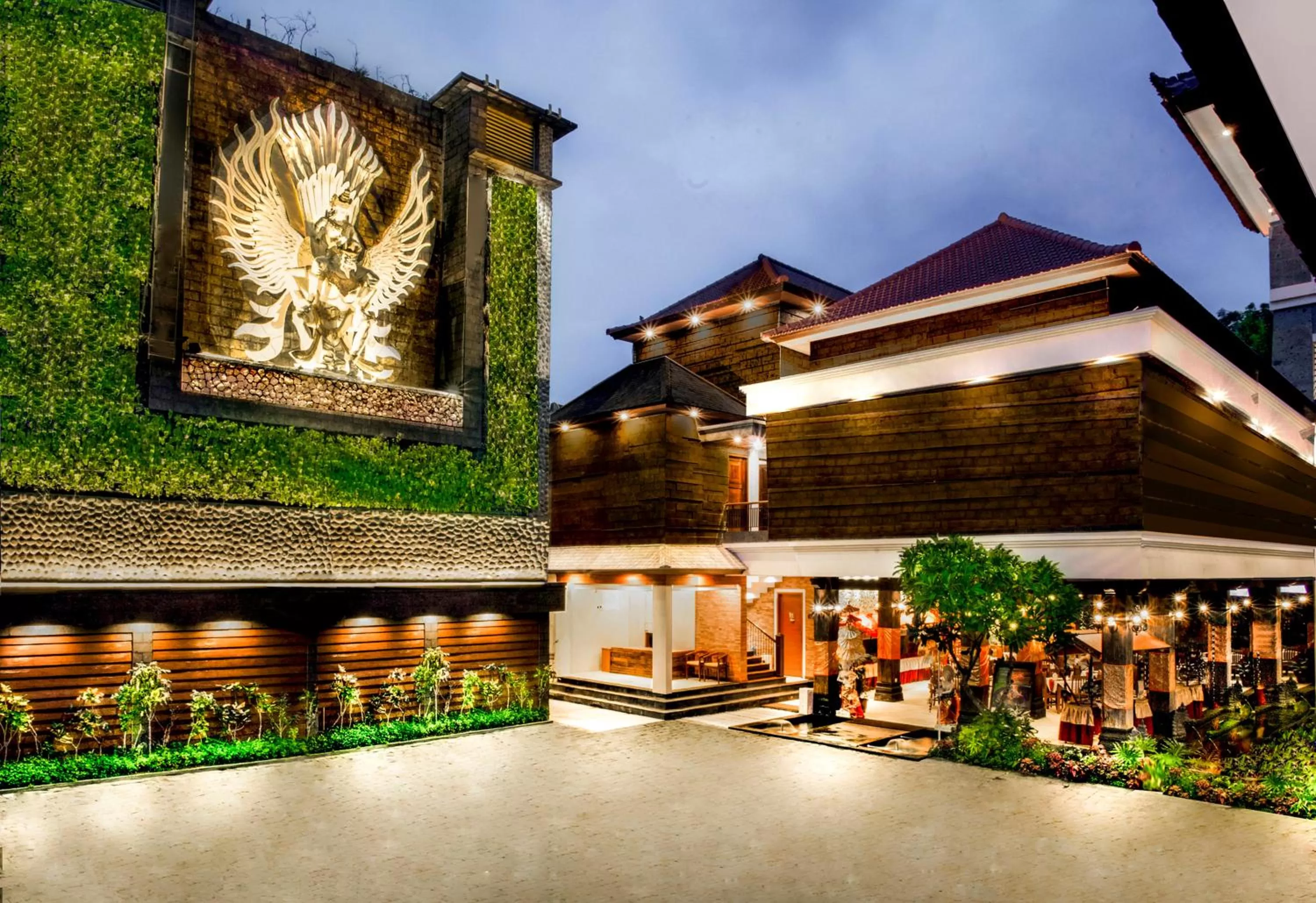 Facade/entrance in Astagina Resort Villa and Spa