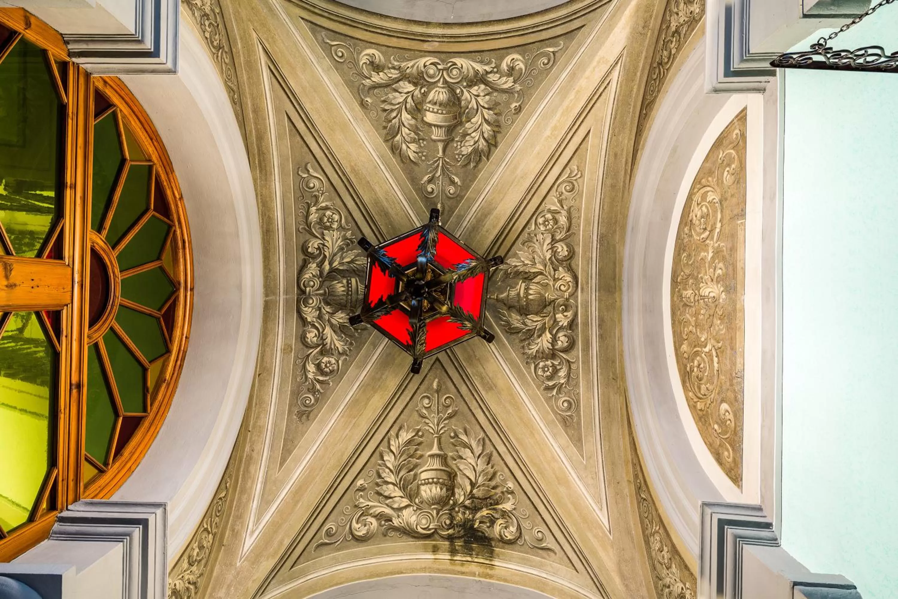 Decorative detail in Hotel Donatello