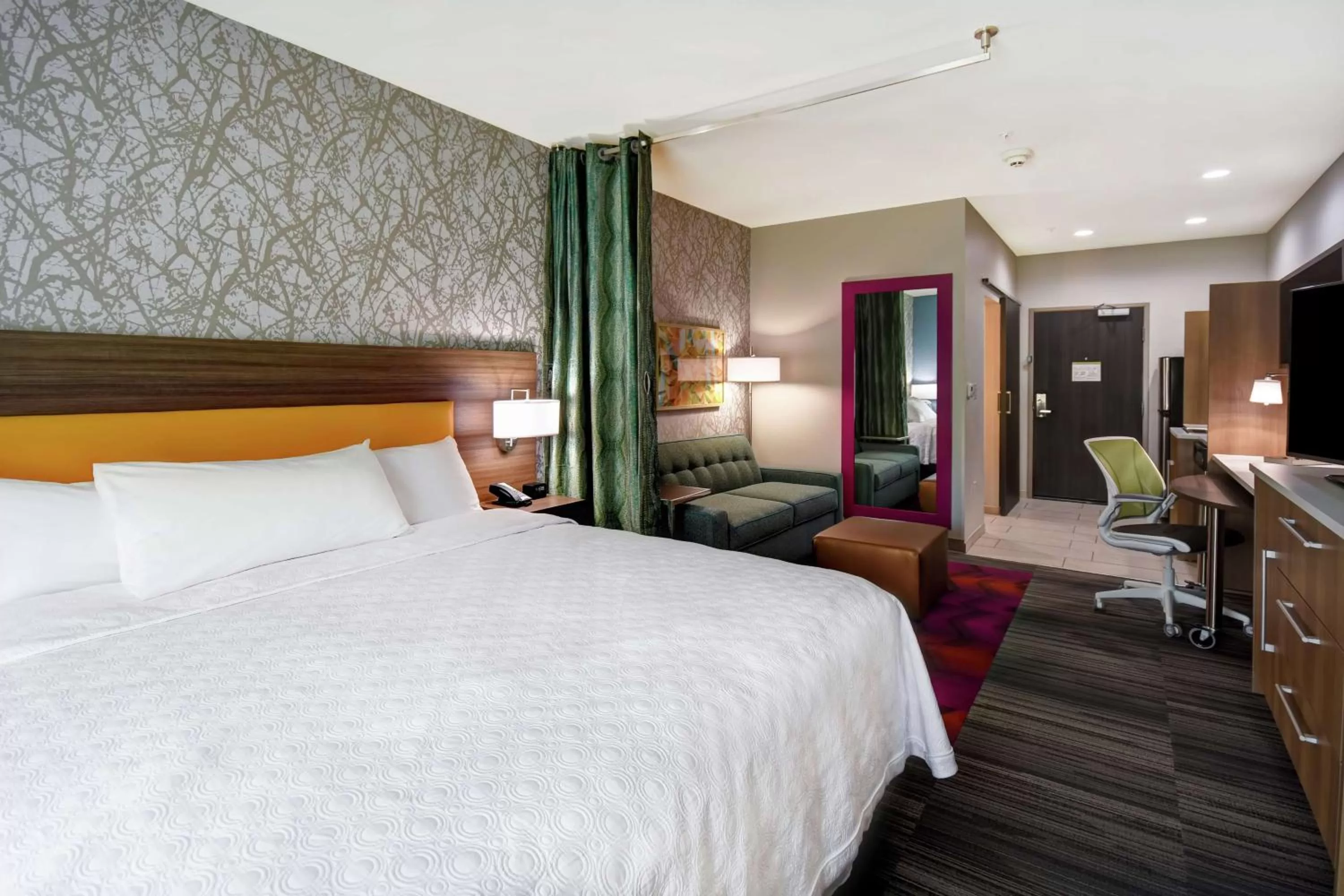 Bedroom, Bed in Home2 Suites By Hilton Fort Worth Fossil Creek