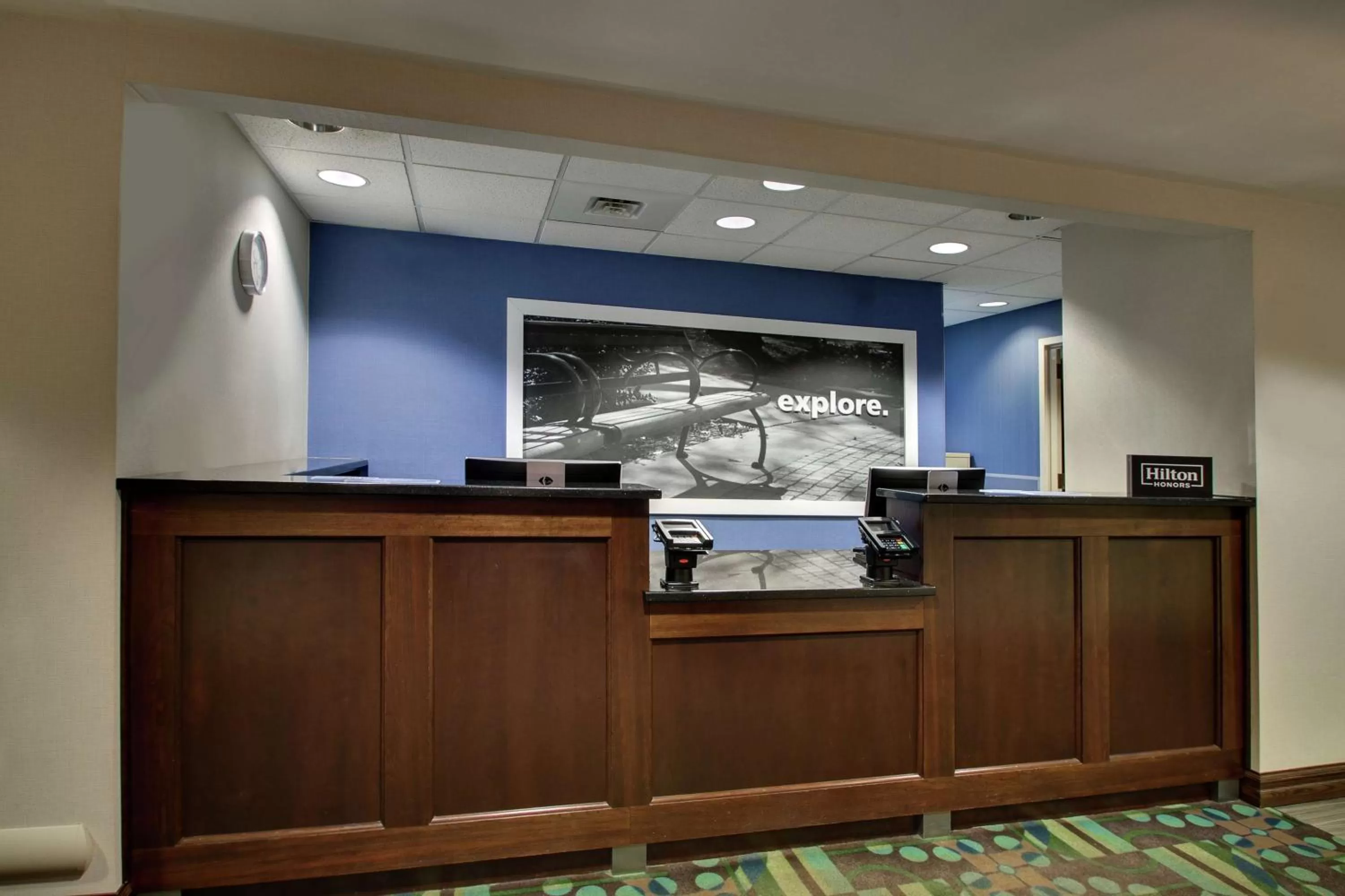 Lobby or reception in Hampton Inn DuBois