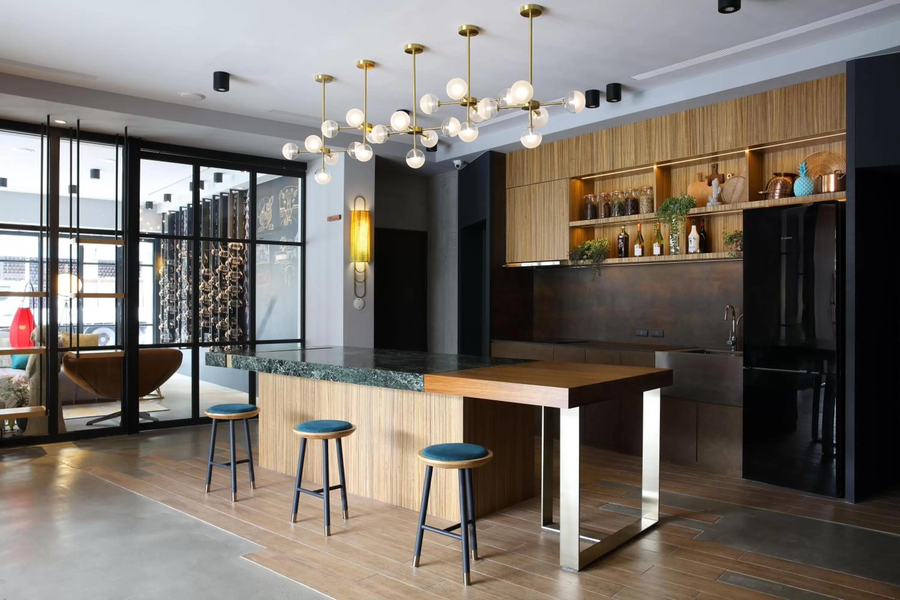 Lobby or reception in OLAH Poshtel - Hualien Zhongfu