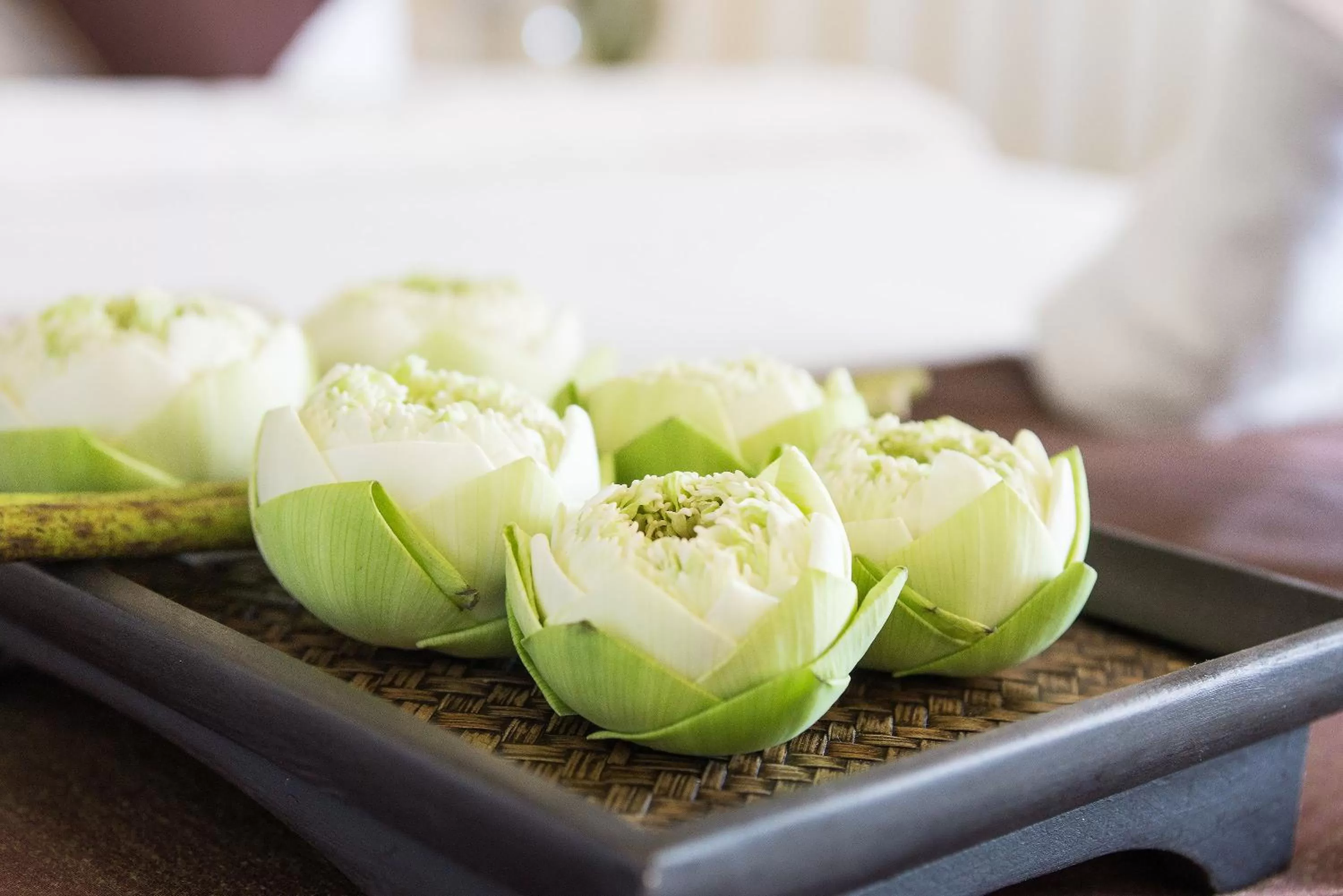 Decorative detail, Bed in Kalanan Riverside Resort