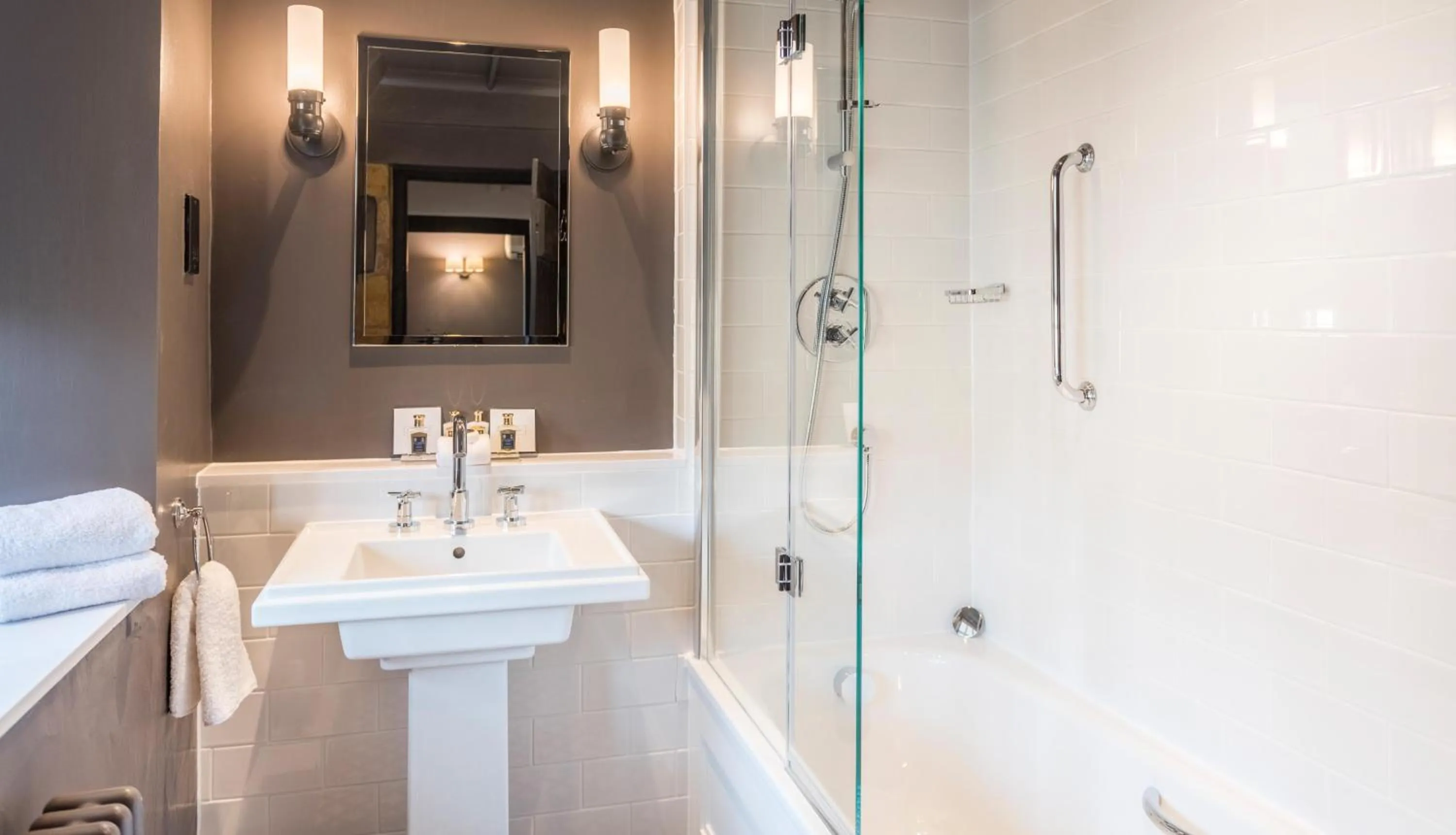 Bathroom in The Lygon Arms - an Iconic Luxury Hotel