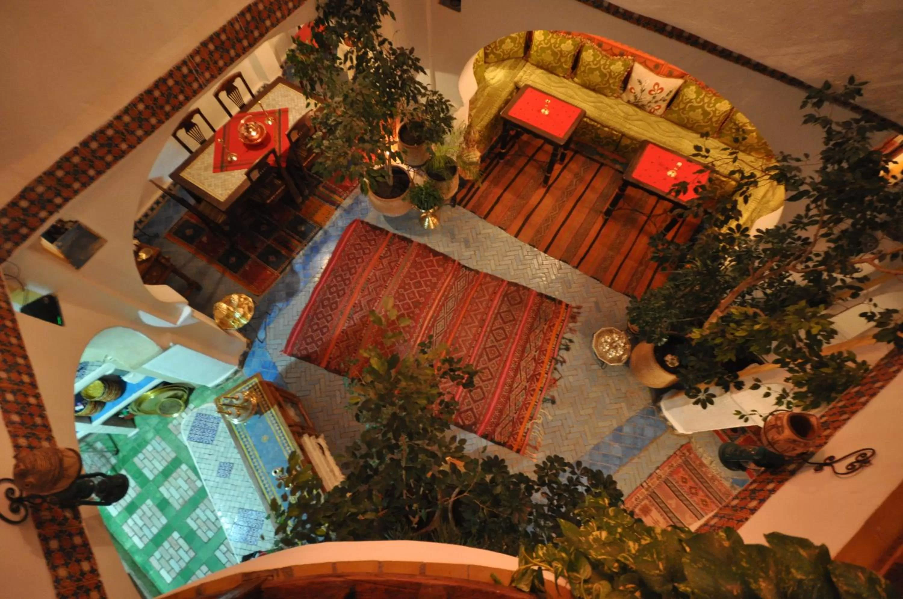 Decorative detail, Bird's-eye View in Dar Meziana