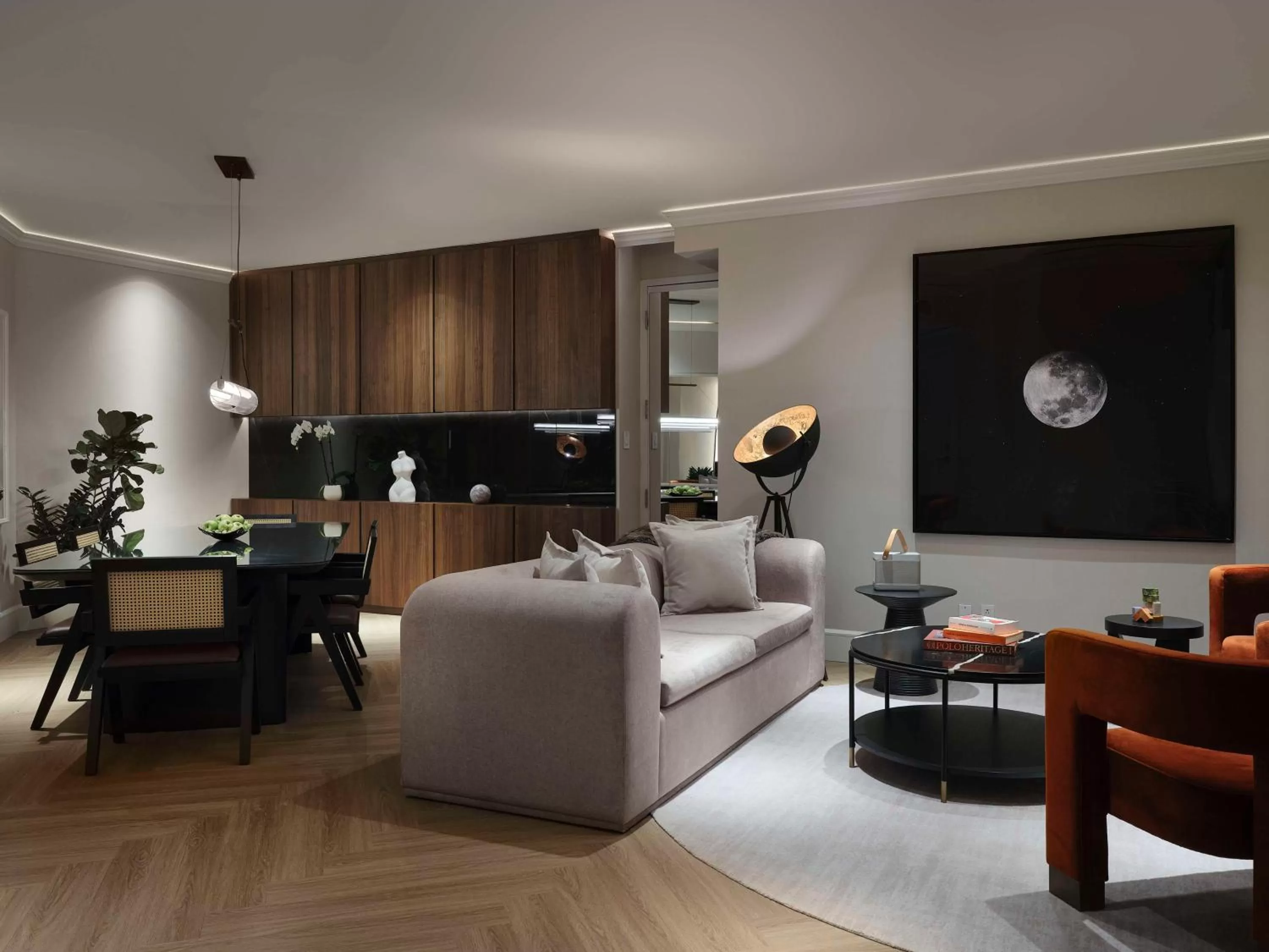 Living room in Vogue Hotel Montreal Downtown, Curio Collection by Hilton