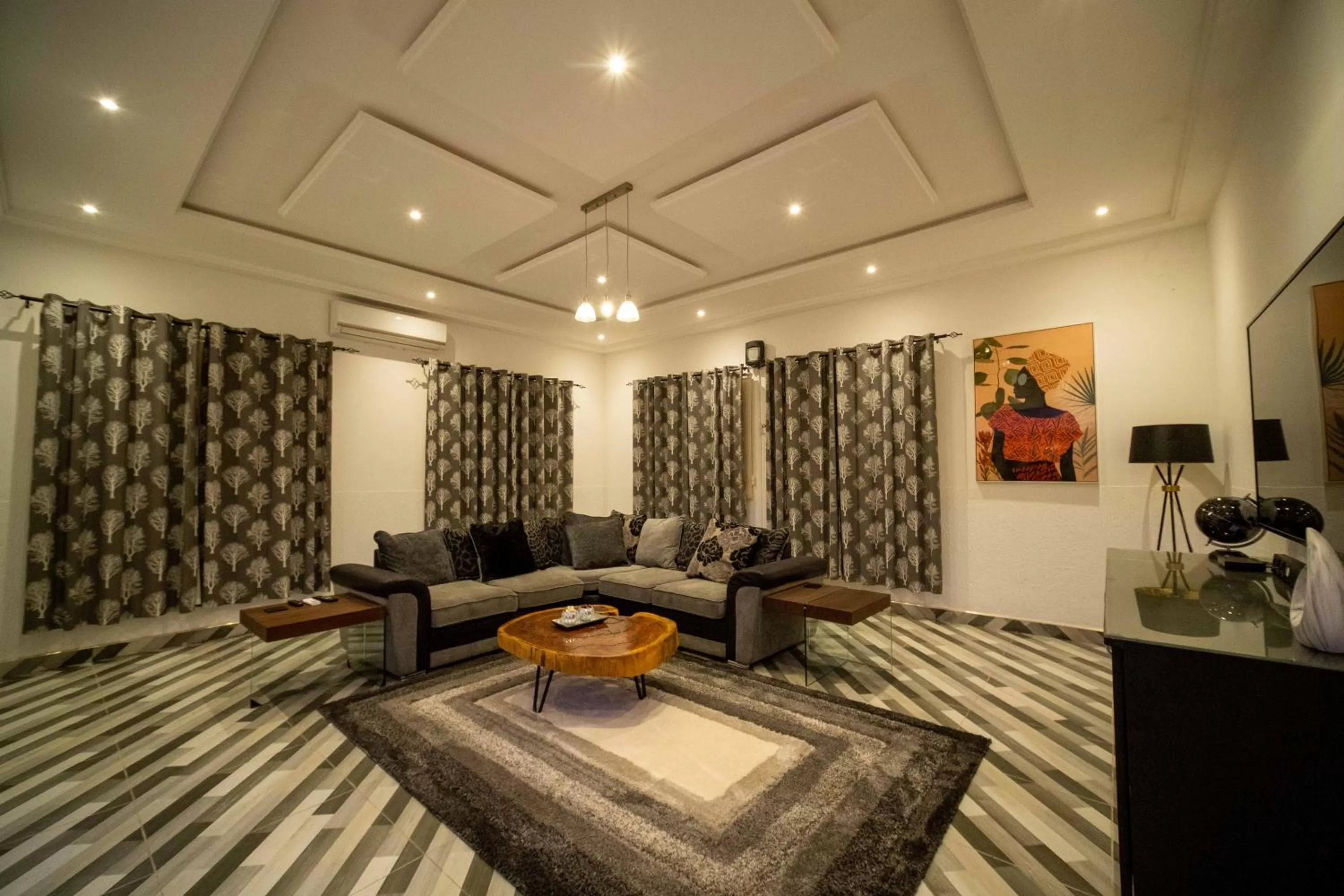 Communal lounge/ TV room in The Cabyn