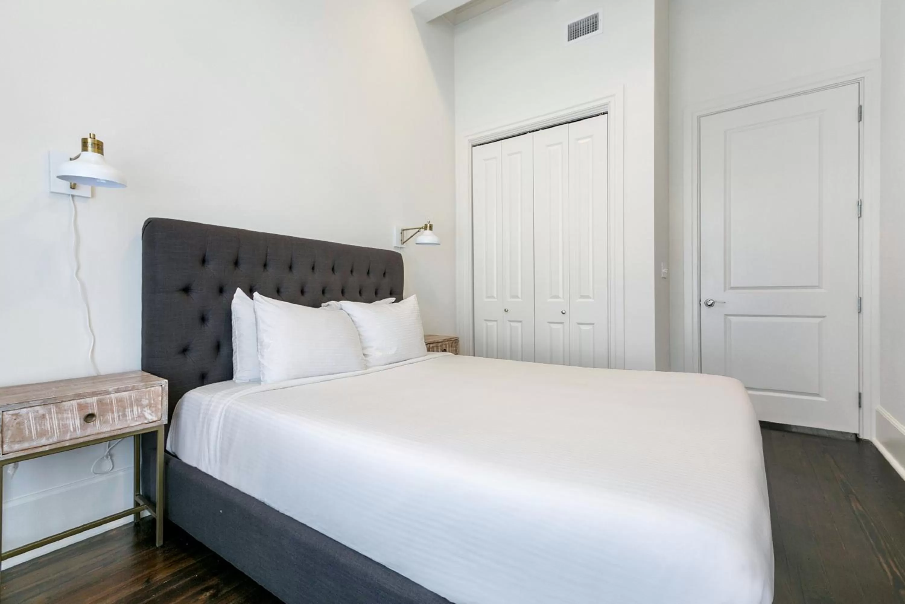 Bedroom, Bed in 1 and 2 BR Private Condos Steps Away From French Quarter